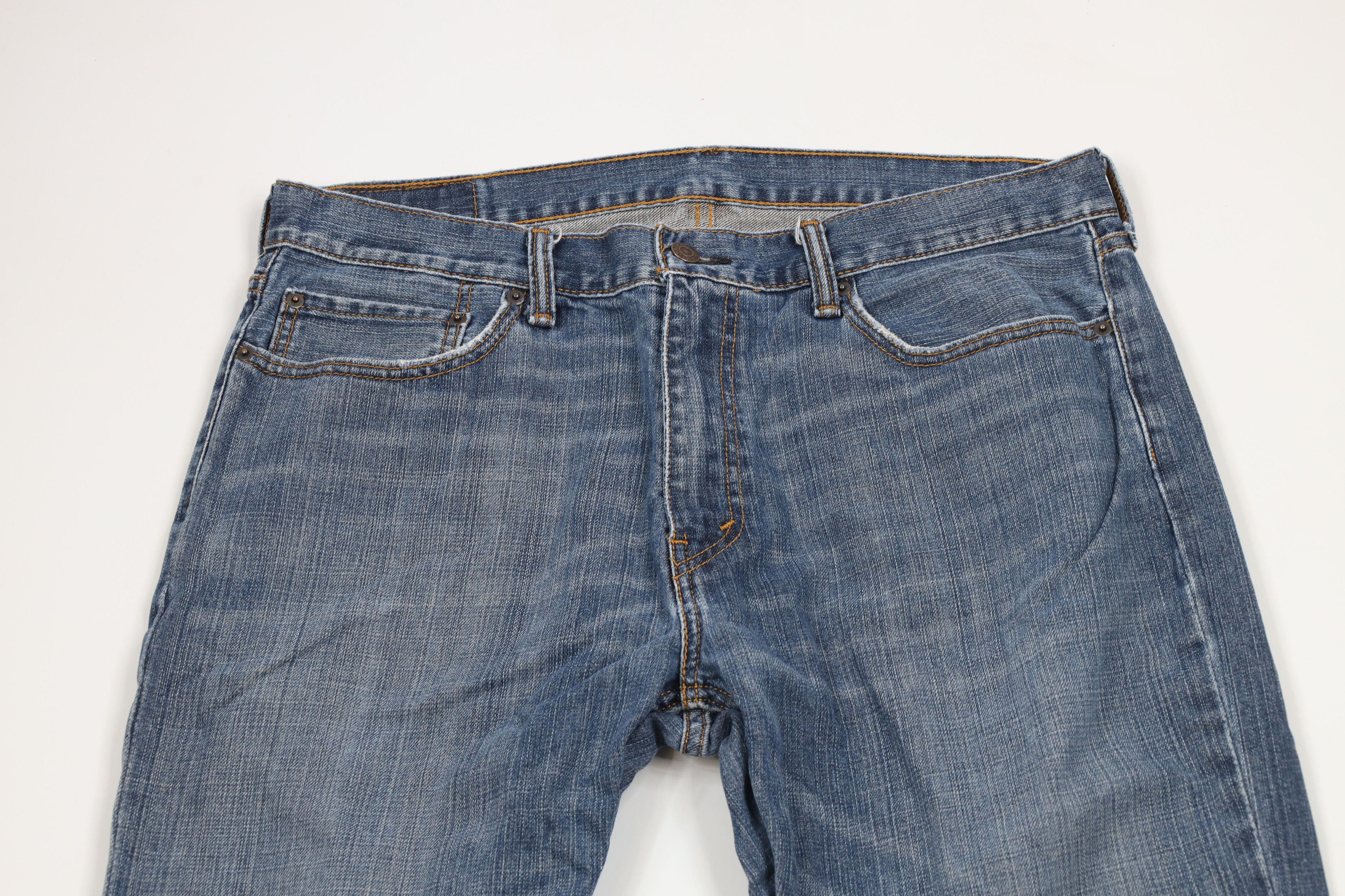 Levi's × Vintage Vintage Y2K Levis 569 Relaxed Straight Leg Denim Jeans Blue Size US 36 / EU 52 - 2 Thumbnail