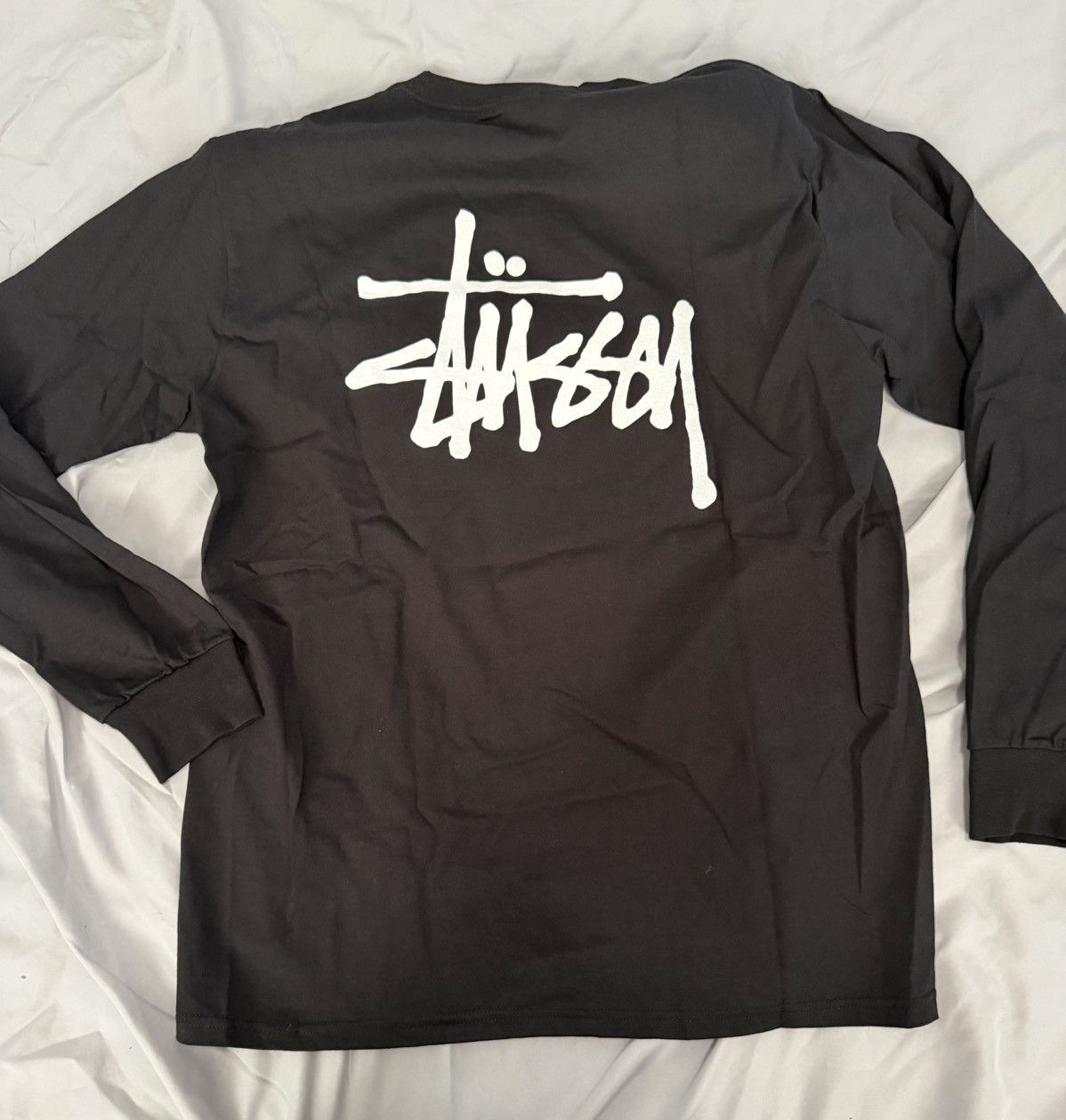 Stussy STUSSY BASIC LOGO LONG SLEEVE IN BLACK SIZE LARGE (NEW) Size US L / EU 52-54 / 3 - 8 Thumbnail