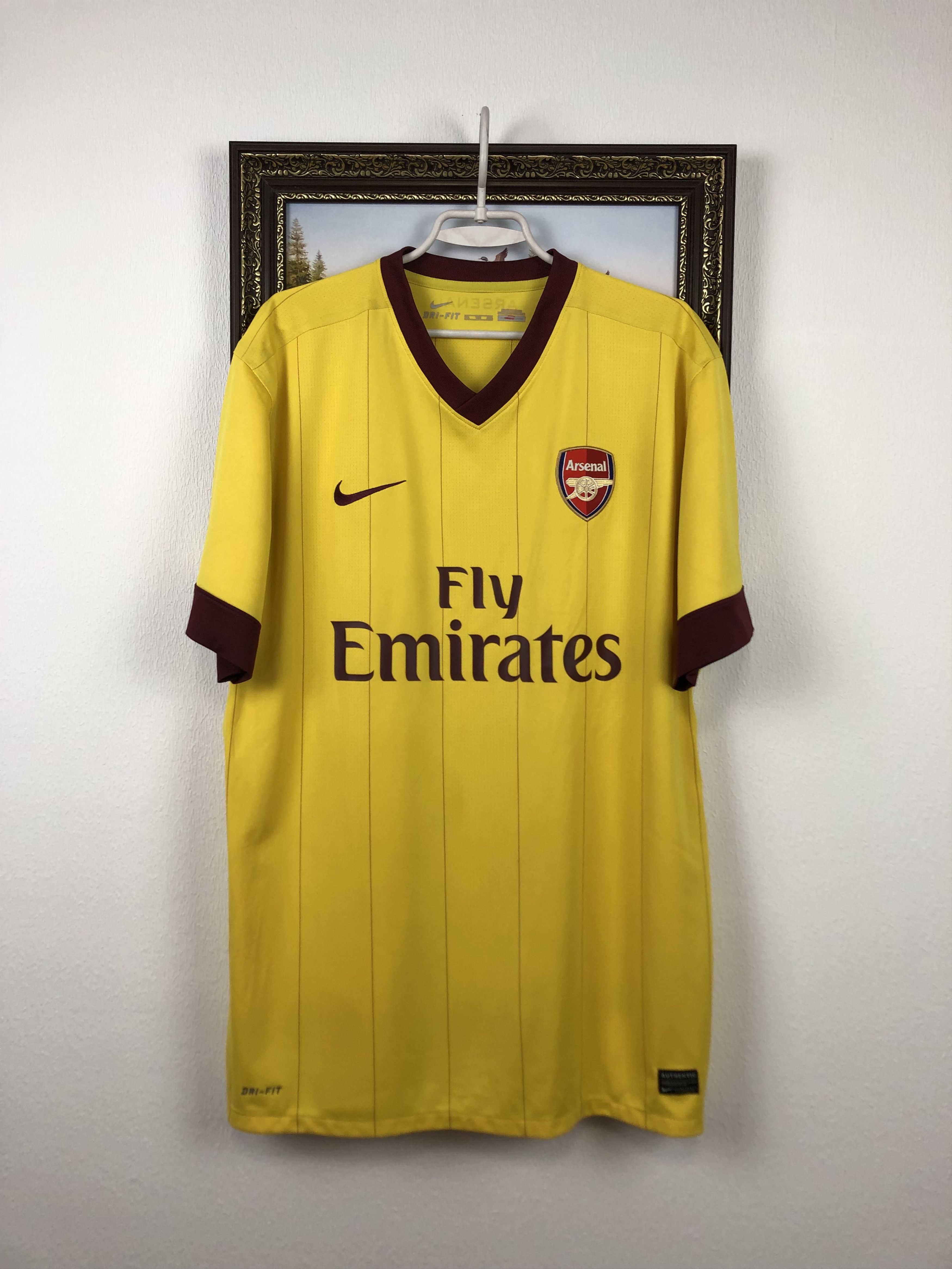 Vintage Arsenal football shirt Soccer Player Issue Jersey Rare Tee Size US XXL / EU 58 / 5 - 1 Thumbnail