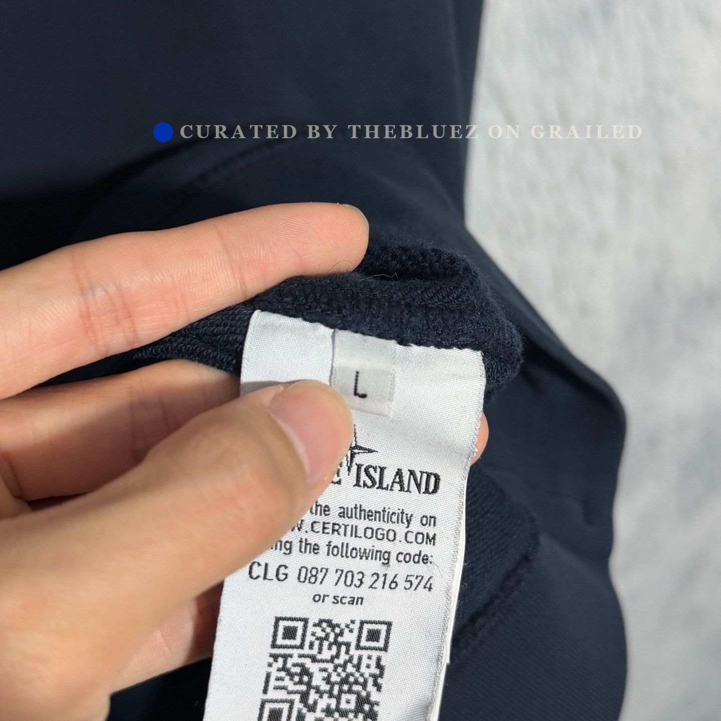 Stone Island Stone Island Basic Crew Neck Sweatshirt Size US L / EU 52-54 / 3 - 5 Thumbnail