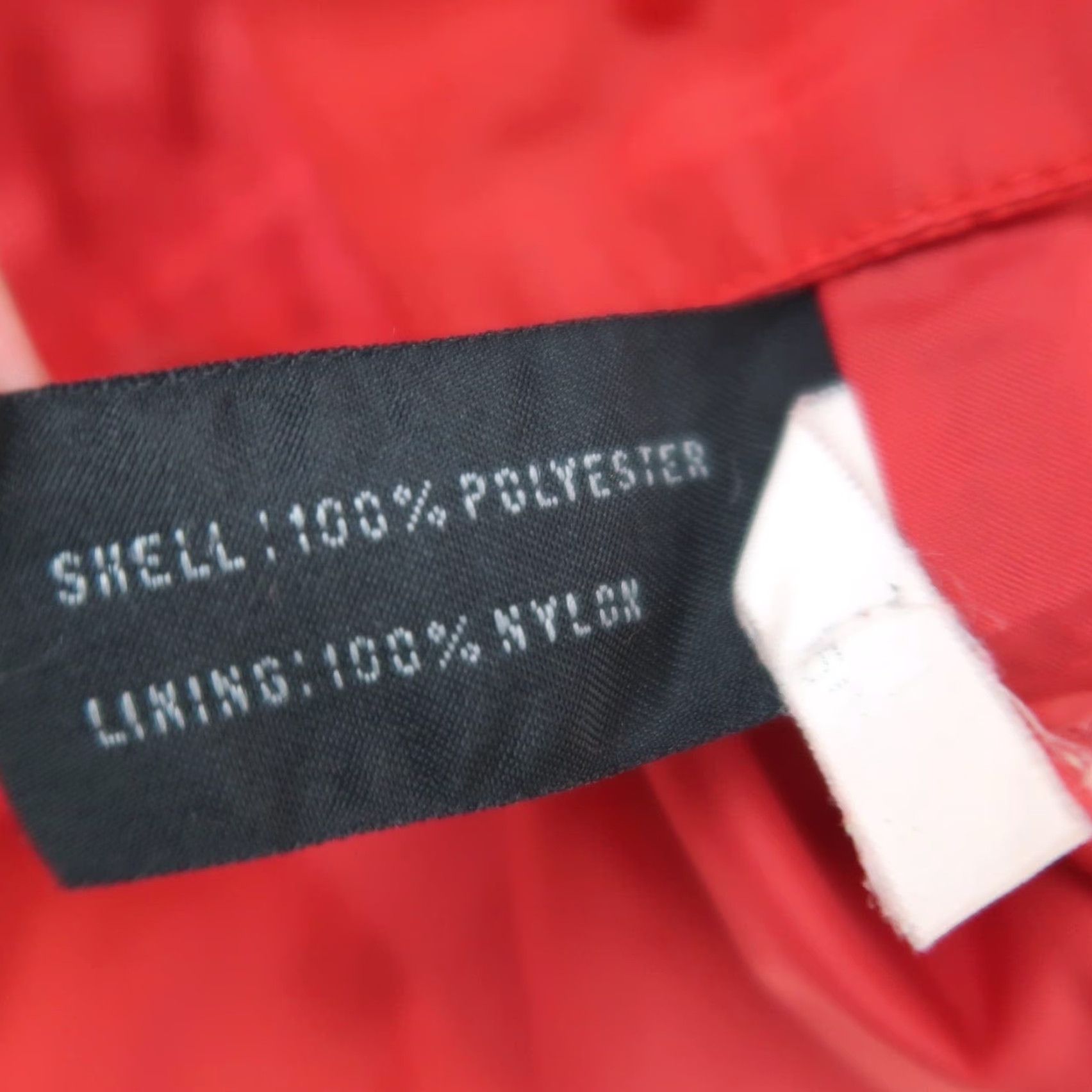 Express VINTAGE 90s Express red zip front windbreaker jacket Womens M Casual 90s Style Short Jacket/Coat Fall Spring Polyester Zip Size M / US 6-8 / IT 42-44 - 6 Thumbnail