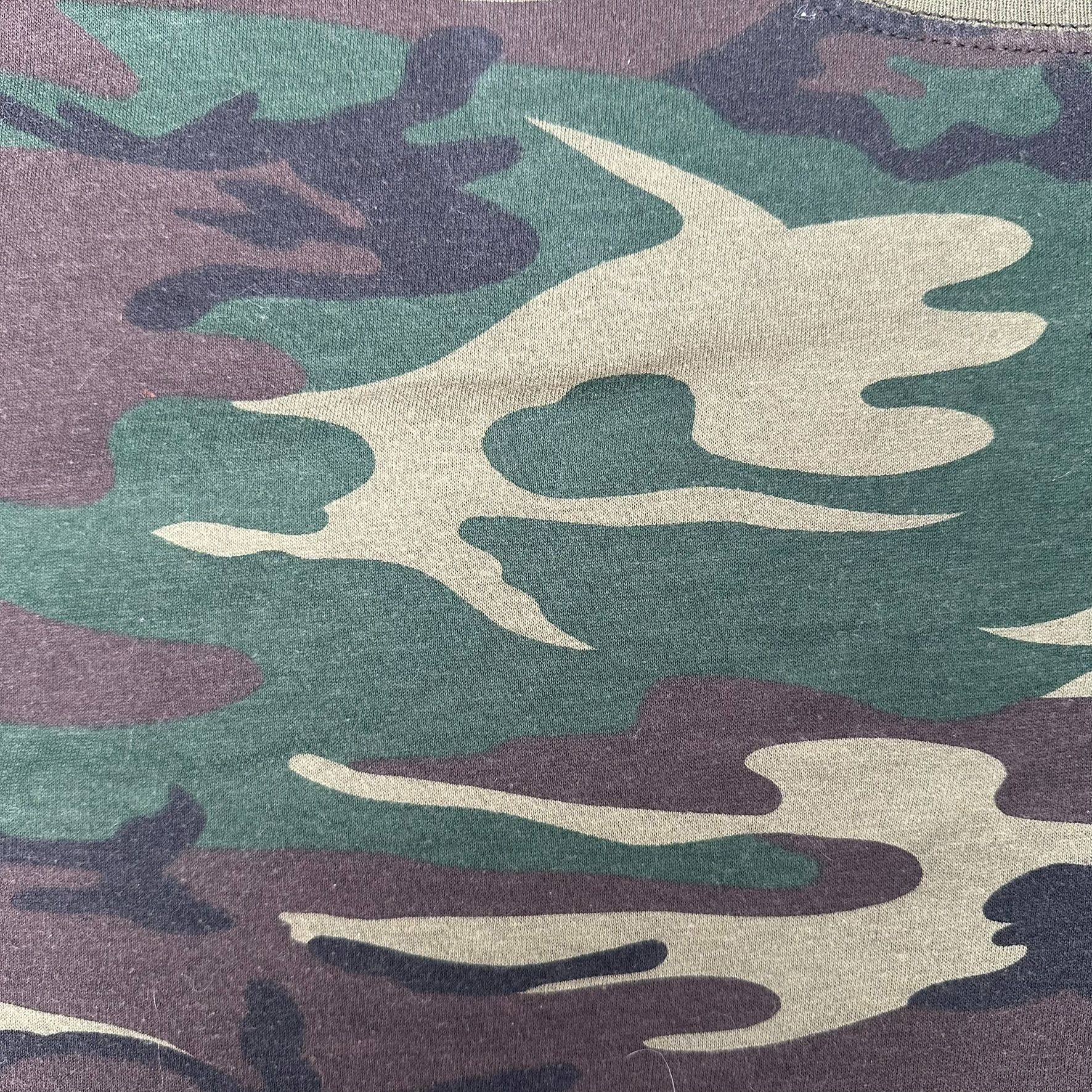 Vintage Vintage 80s Ranger M81 Woodland Camo T-Shirt Grunge Punk Sin Size US L / EU 52-54 / 3 - 2 Thumbnail