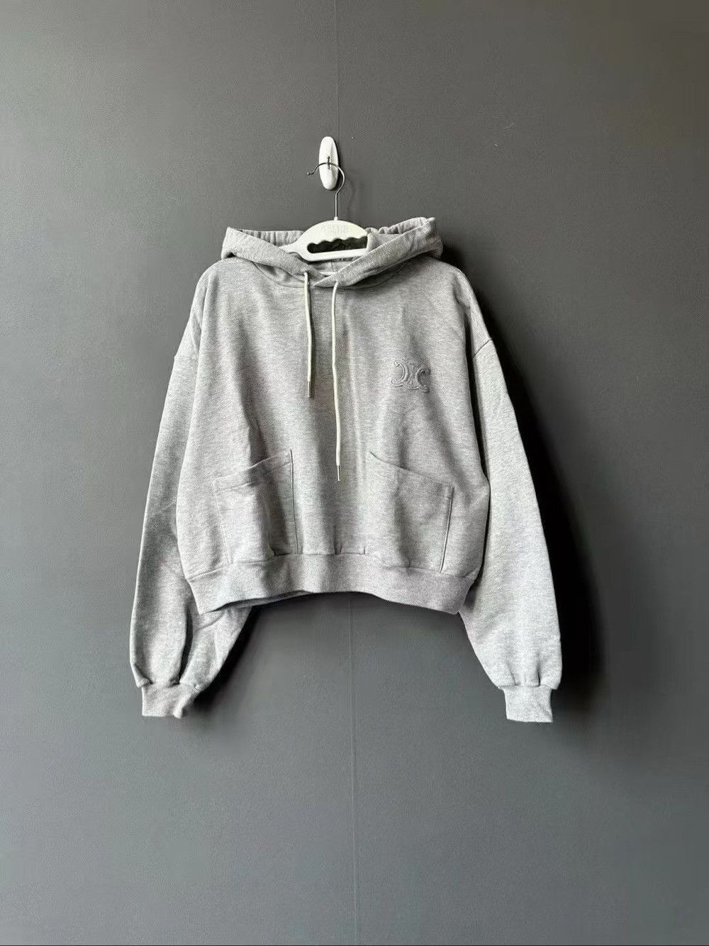 Celine Celine Triomphe Logo Hoodie Size M Size M / US 6-8 / IT 42-44 - 1 Thumbnail