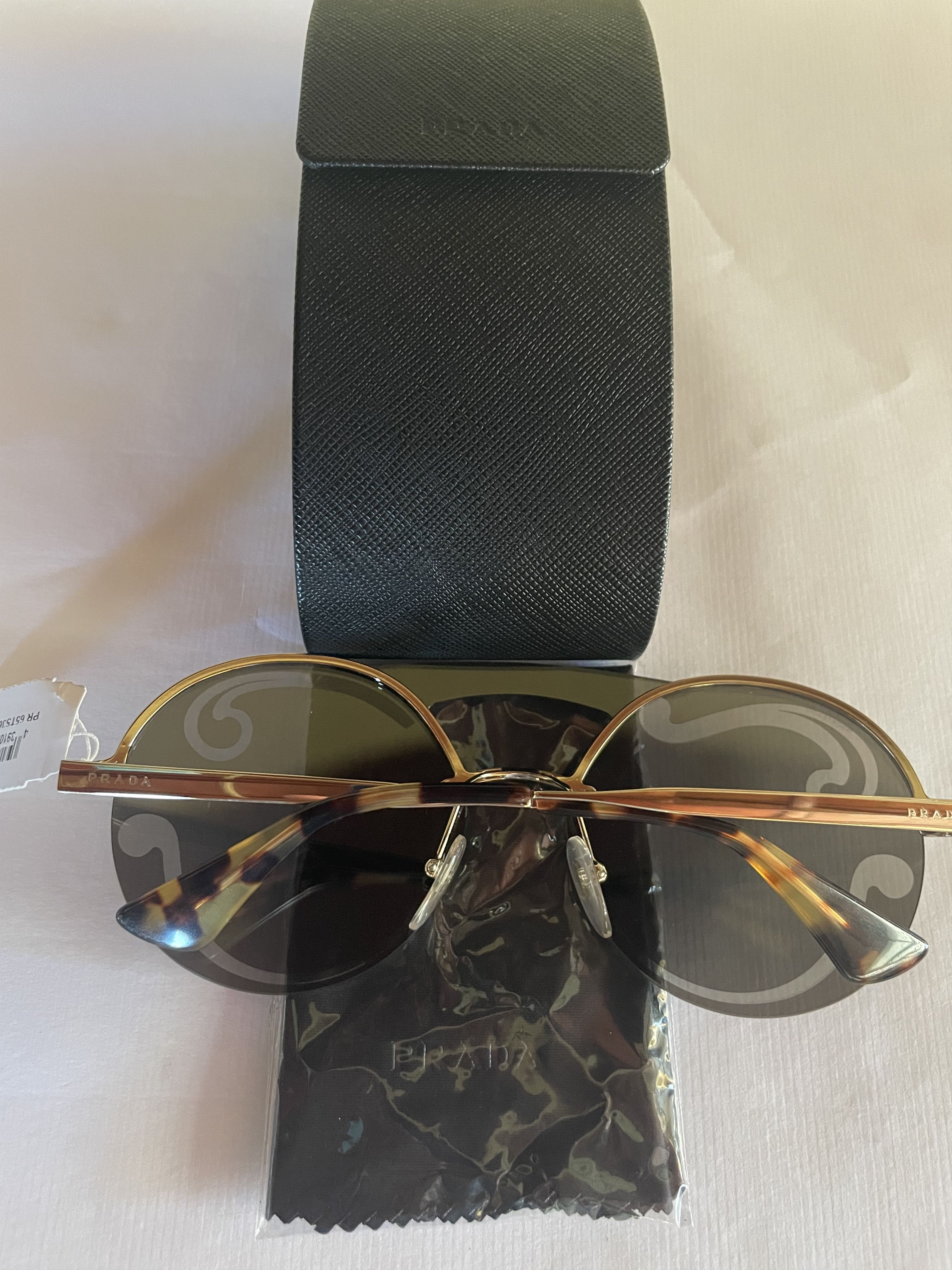 Prada Prada Cinema Evolution Round SPR 65T ZVN-ODW Sunglasses Size ONE SIZE - 7 Thumbnail