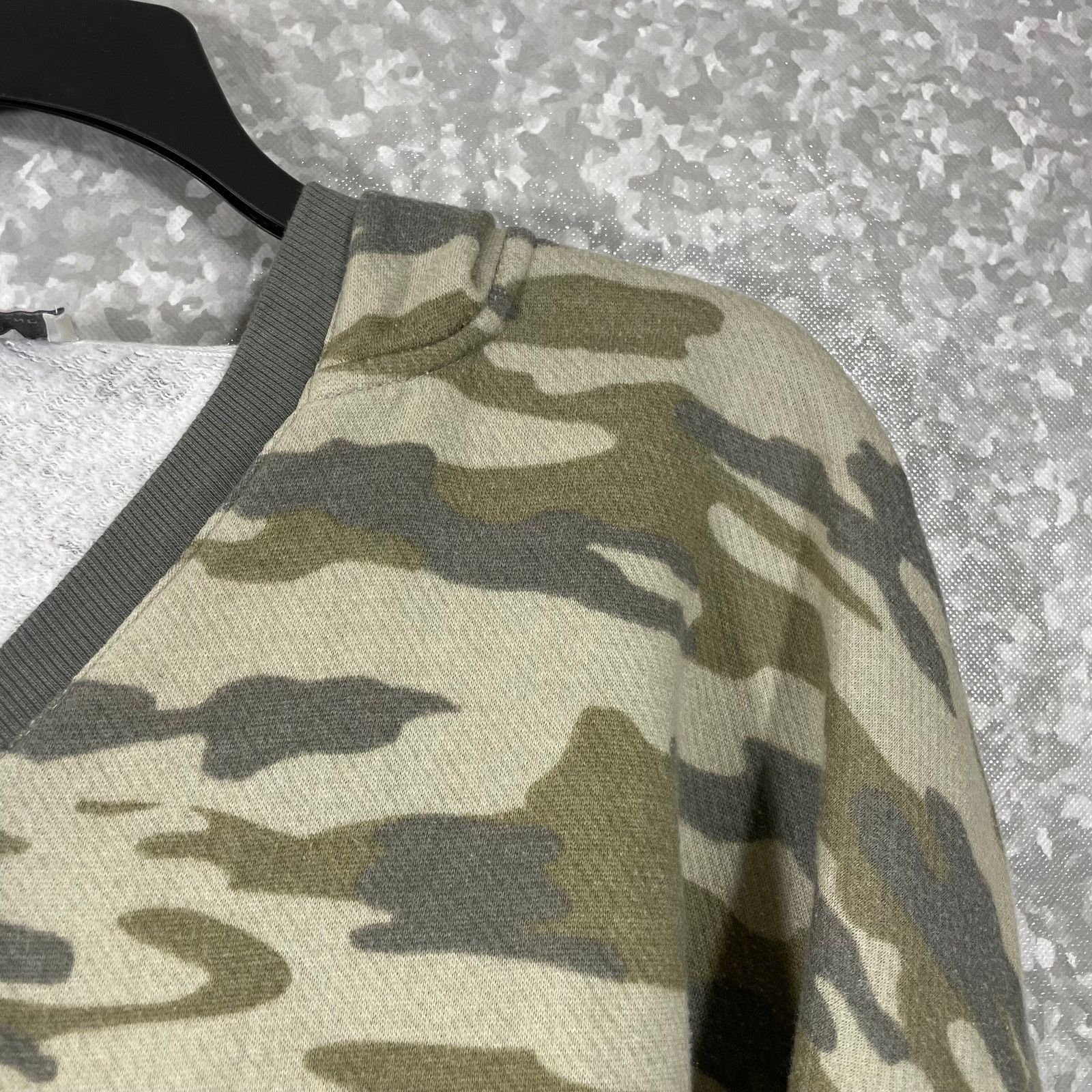 Lucky Brand Lucky Brand Womens Camouflage Oversized Crop Hoodie - Large Size L / US 10 / IT 46 - 2 Thumbnail