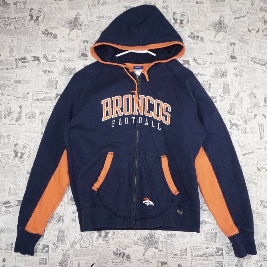 Reebok Large - Vintage Y2K Broncos Denver football NFL 00s hoodie Size US L / EU 52-54 / 3 - 1 Thumbnail