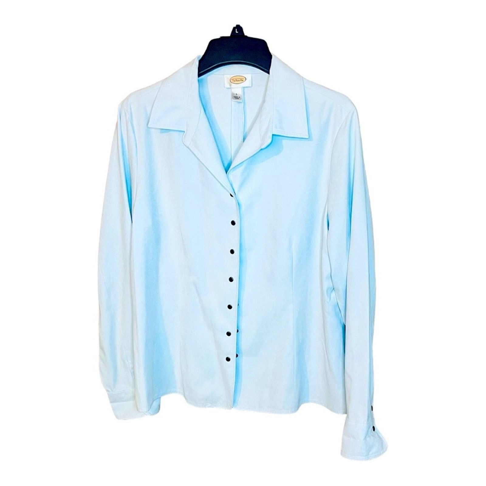 Other Talbot Microsuede Light Blue Shirt Jacket Size Large Snap Size L / US 10 / IT 46 - 1 Thumbnail