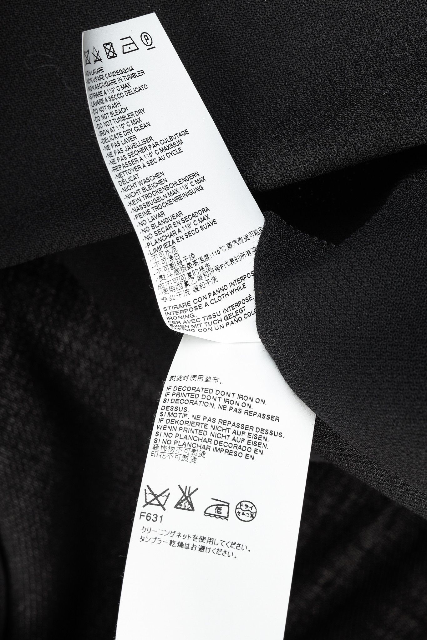 Maison Margiela Maison Margiela Wool Crepe Cowl-Neck Cut-Out-Back Jump Size 32" / US 10 / IT 46 - 11 Thumbnail
