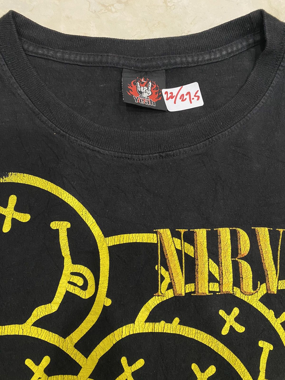 Band Tees 💥NIRVANA Smile Nevermind grunge band kurt cobain tee shirt Size US L / EU 52-54 / 3 - 4 Thumbnail