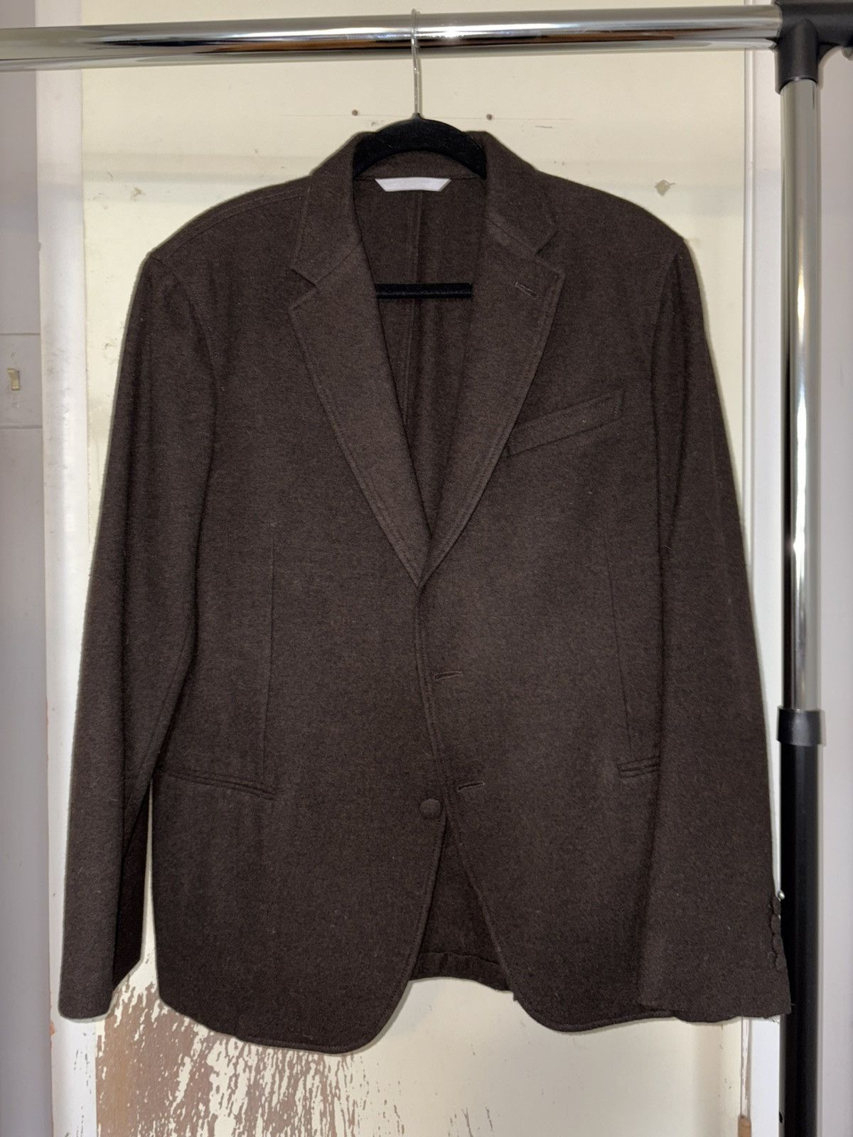 Armani Armani Dark Brown Wool Blazer Size 46R - 1 Thumbnail