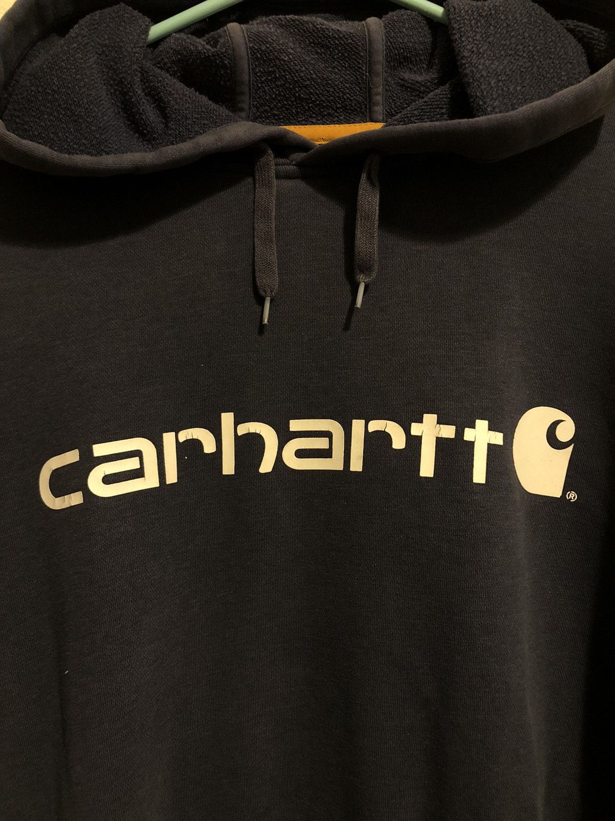 Carhartt × Vintage Vintage Carhartt Force Loose Relaxed Fit Pullover Hoodie Size US L / EU 52-54 / 3 - 2 Thumbnail