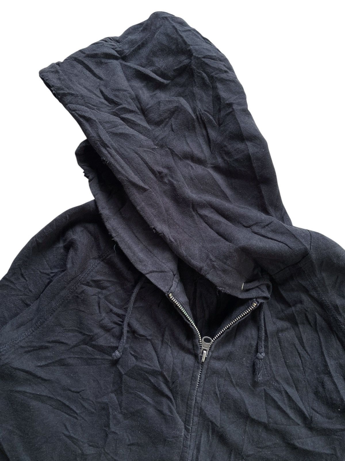 Japanese Brand JAPANESE PUNK DISTRESSED STYLE ZIP HODDIE number nine style Size US M / EU 48-50 / 2 - 5 Thumbnail