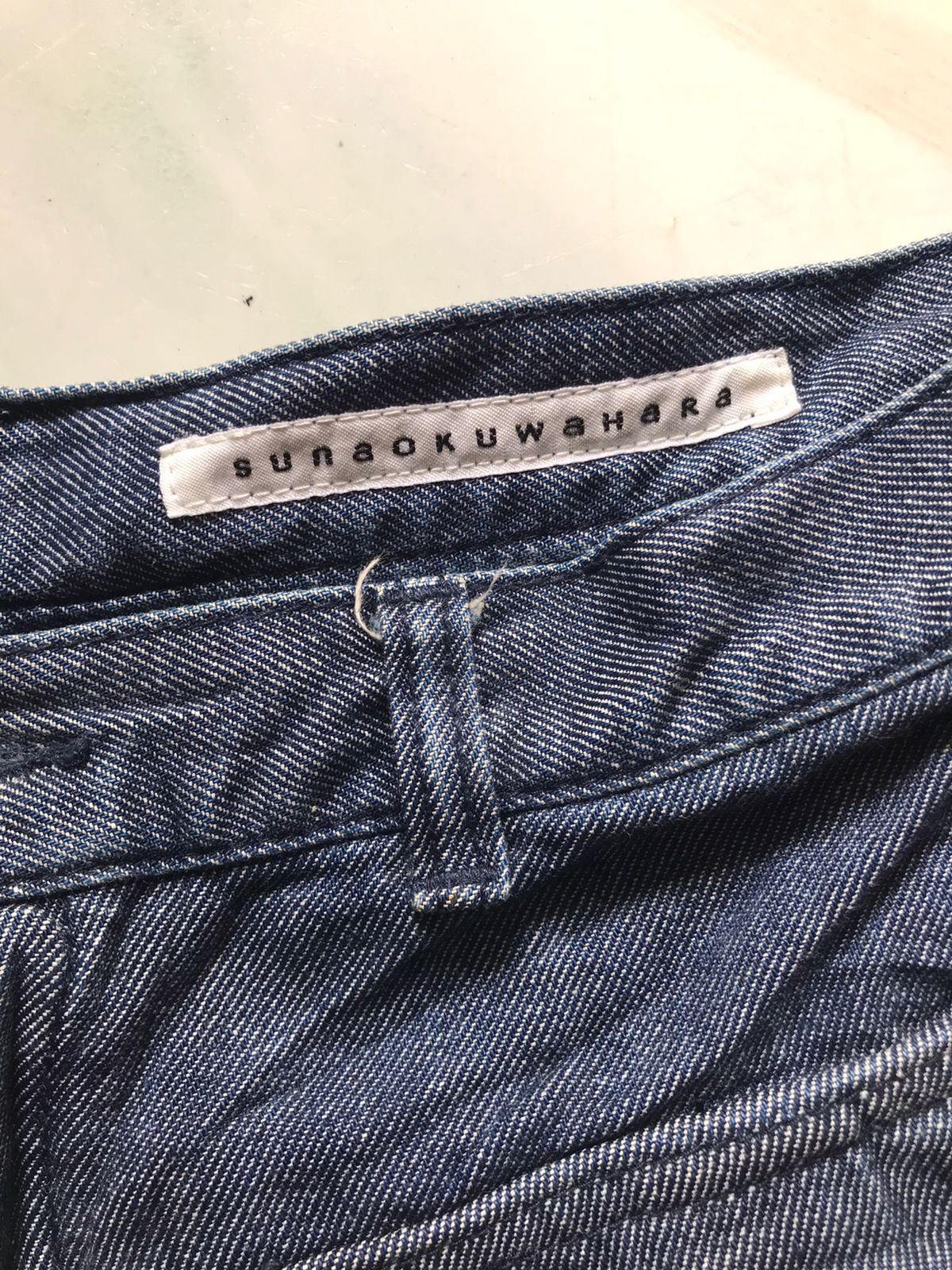 Issey Miyake × Sunao Kuwahara Sunaokuwahra Denim Shorts Cargo Size 29" - 5 Thumbnail