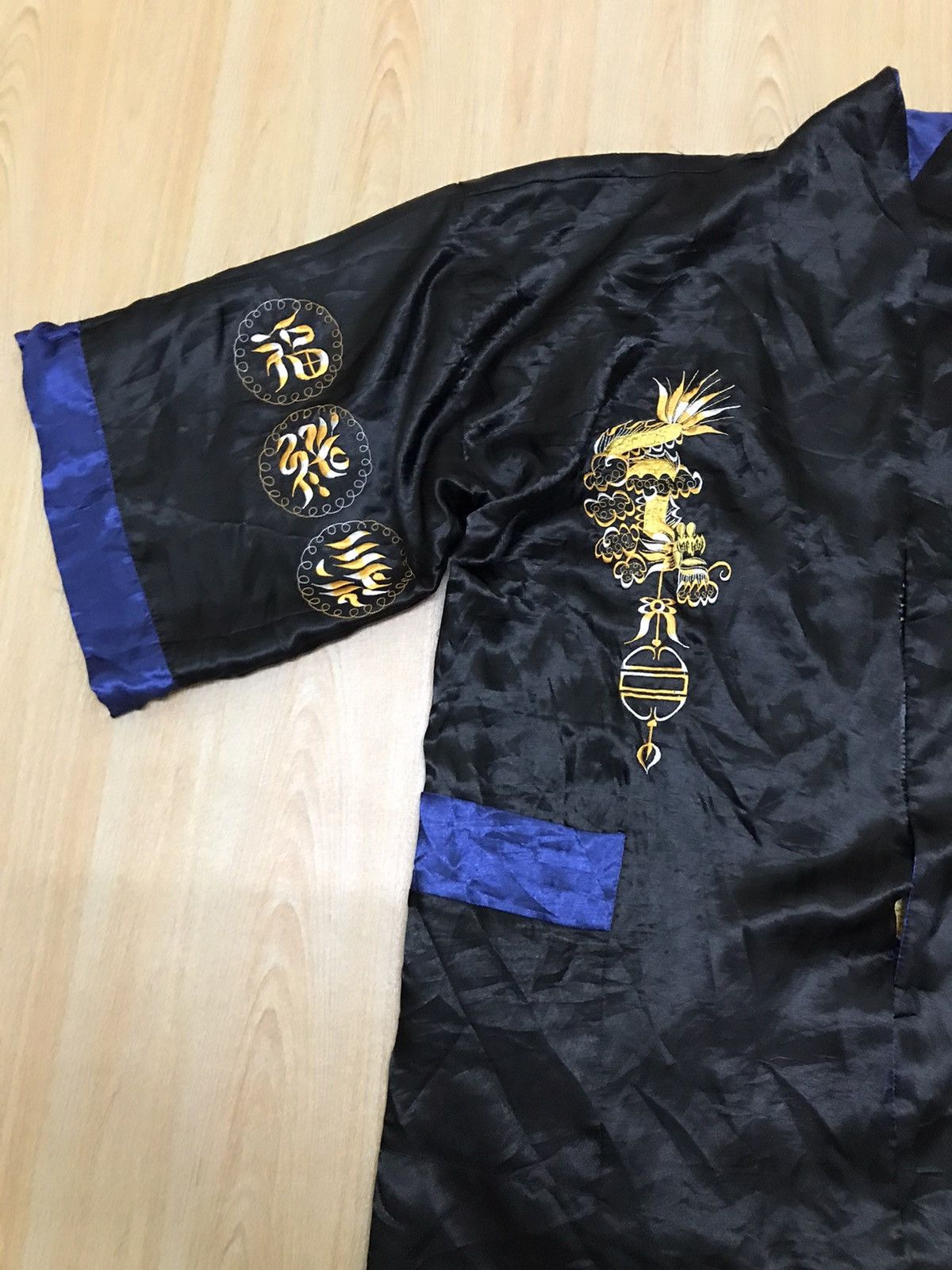 Japanese Brand Vintage Pyajamas Silk Reversible Dragon Size US M / EU 48-50 / 2 - 10 Thumbnail