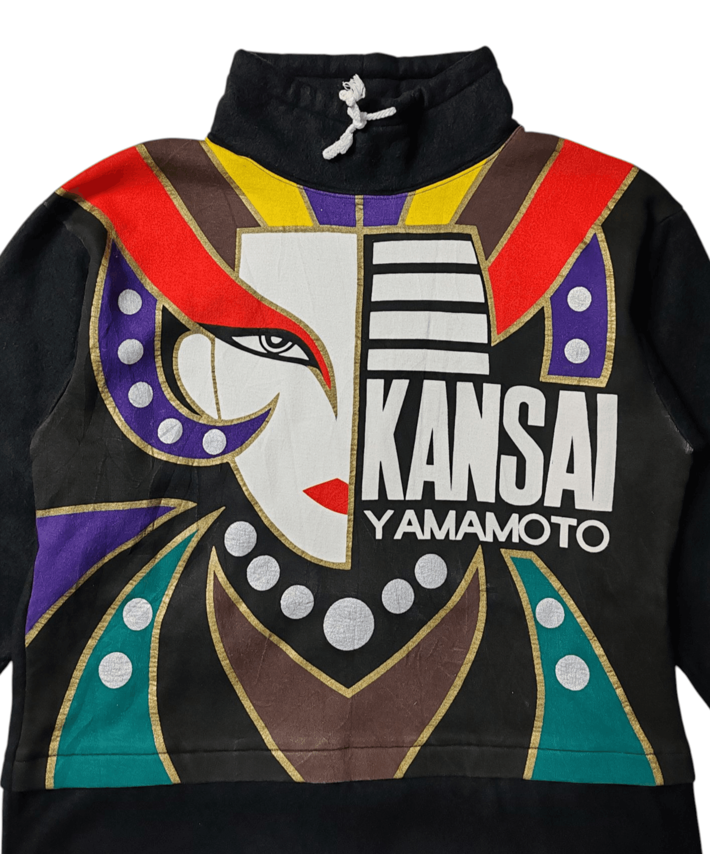 Kansai Yamamoto KANSAI YAMAMOTO Vintage 80s 90s Fleece Sweater size M to L Size US M / EU 48-50 / 2 - 4 Thumbnail