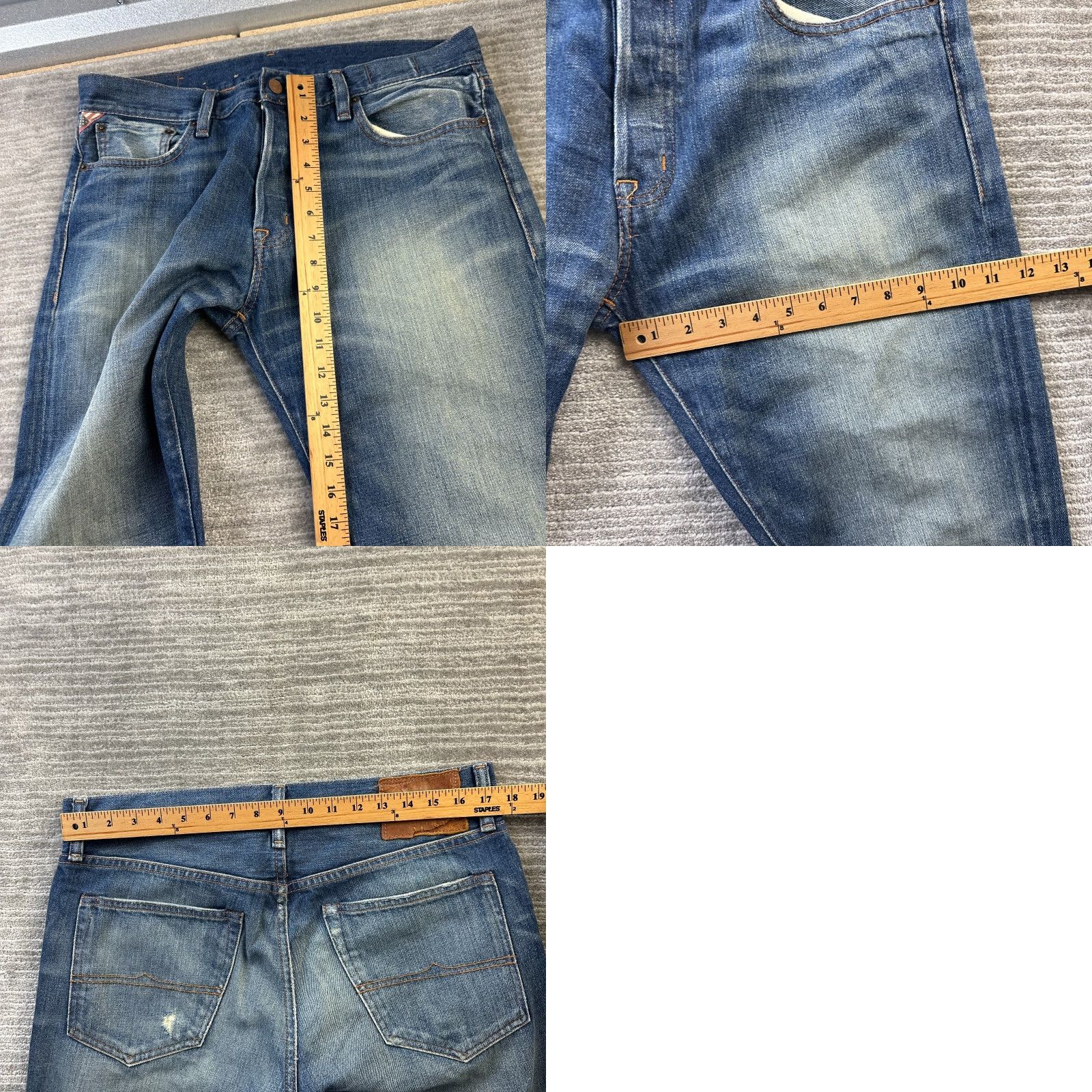 Ralph Lauren Ralph Lauren Denim & Supply Jeans Mens 33x32 Tapered Straight Size US 33 - 9 Thumbnail