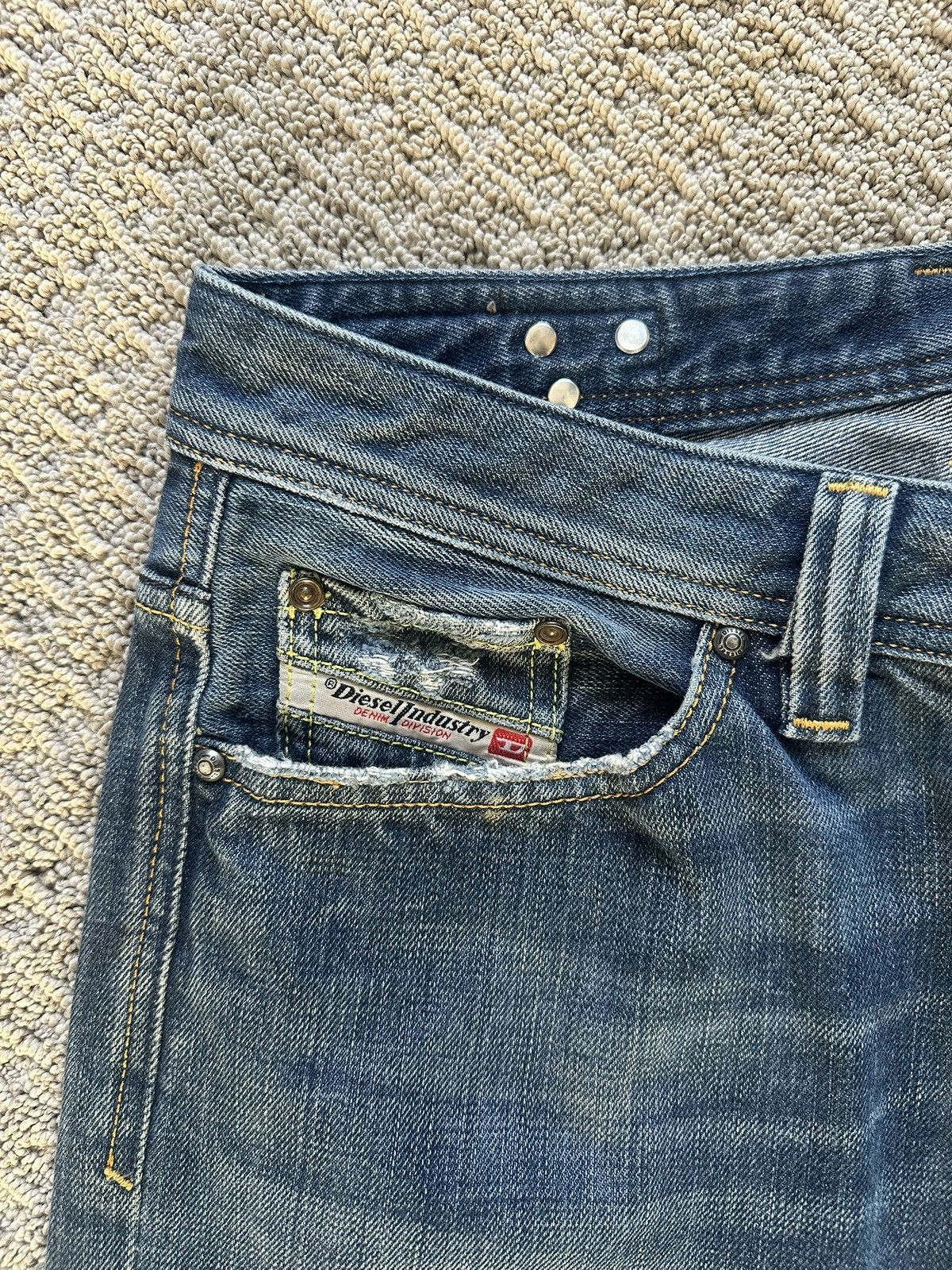 Diesel Vintage Diesel Viker Jeans Blue Cotton Denim 31x32 Size US 32 / EU 48 - 3 Thumbnail