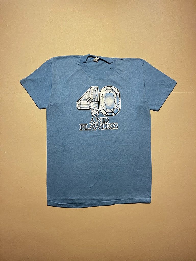 Other 1980s "40 And Flawless" Tee Size US L / EU 52-54 / 3 - 1 Thumbnail