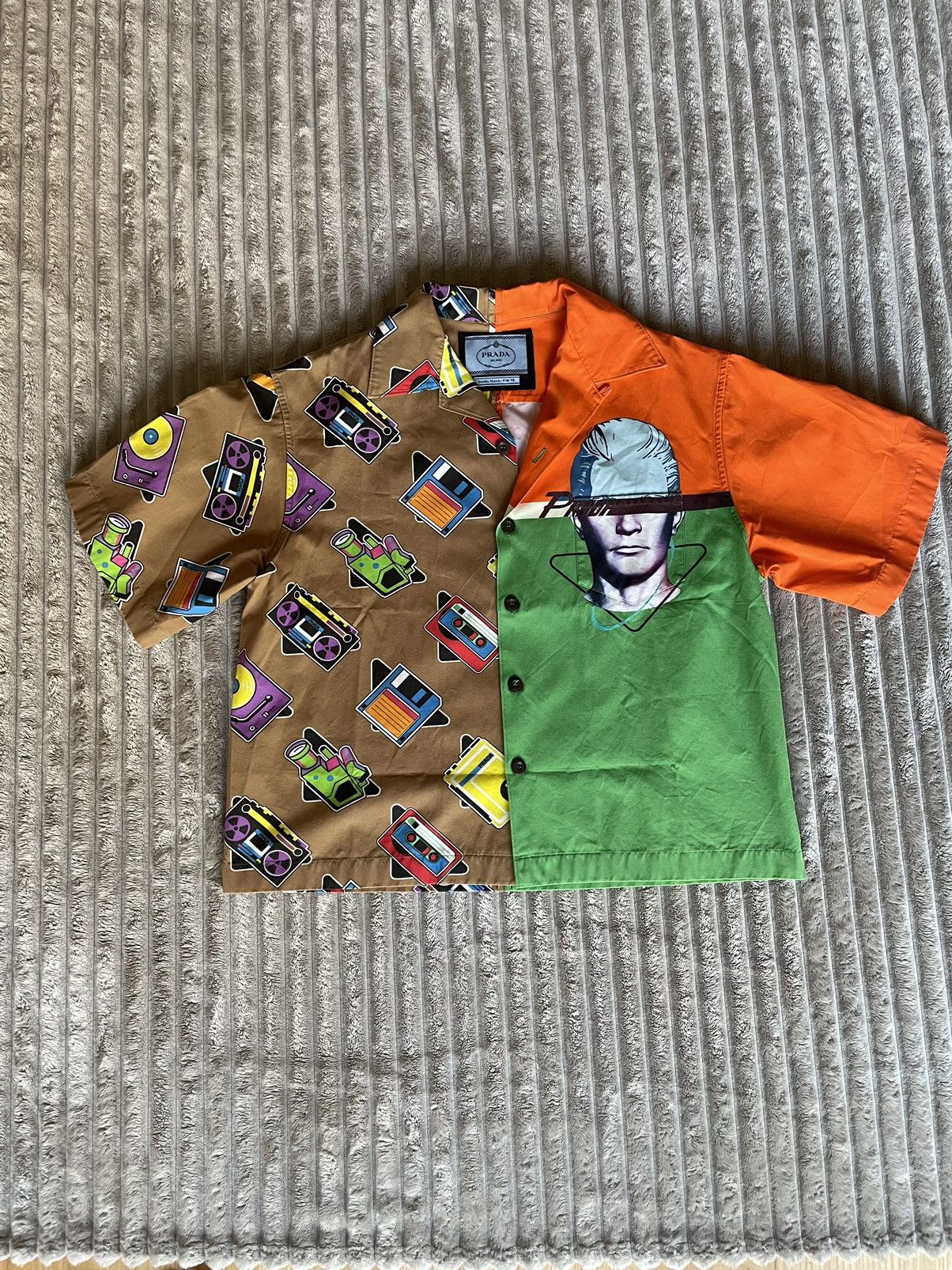 Prada Double Match SS19 Shirt Size US M / EU 48-50 / 2 - 1 Thumbnail