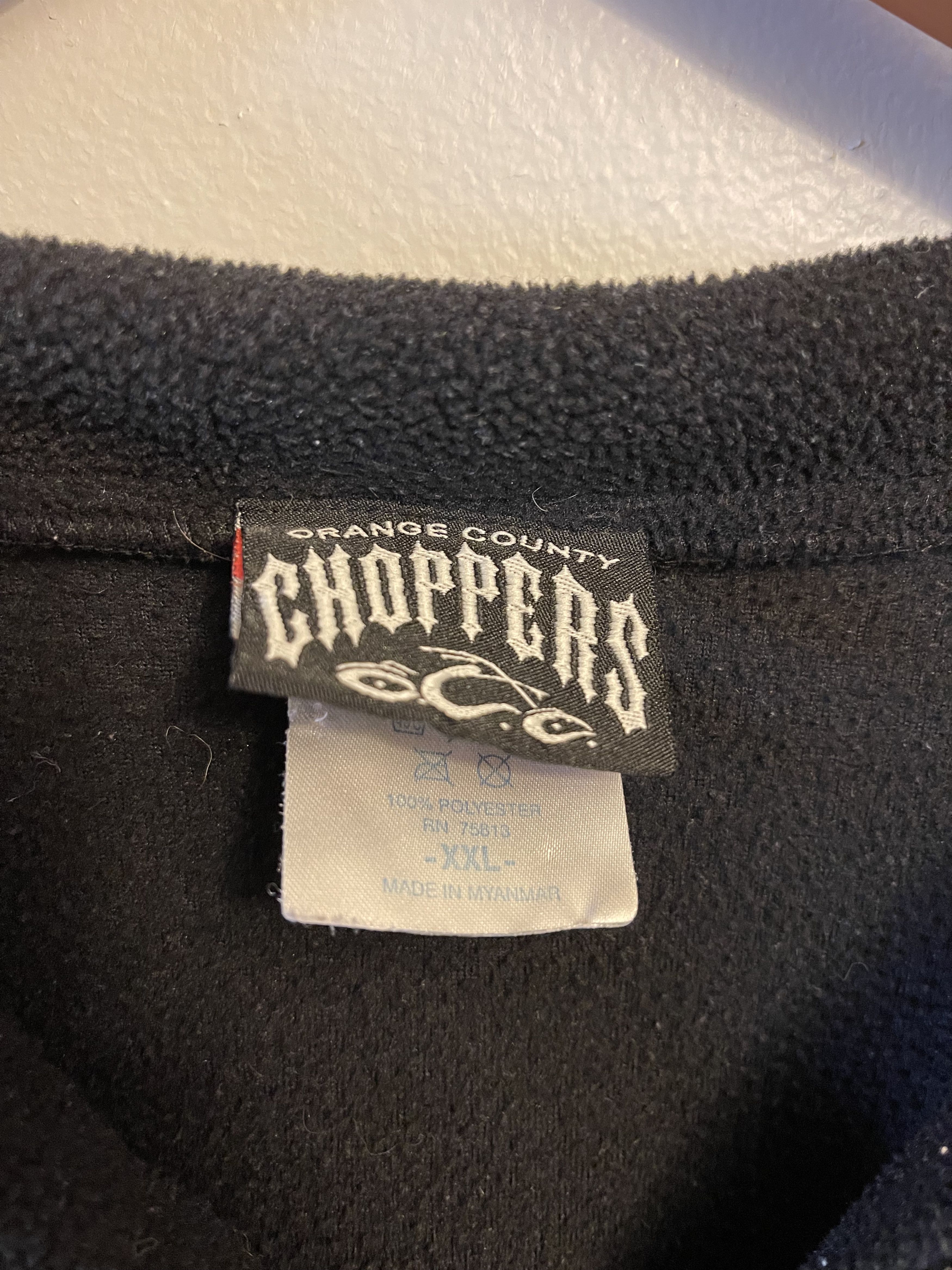 West Coast Choppers Vintage Orange County Choppers Quarter Zip Sweater Size US XXL / EU 58 / 5 - 3 Thumbnail