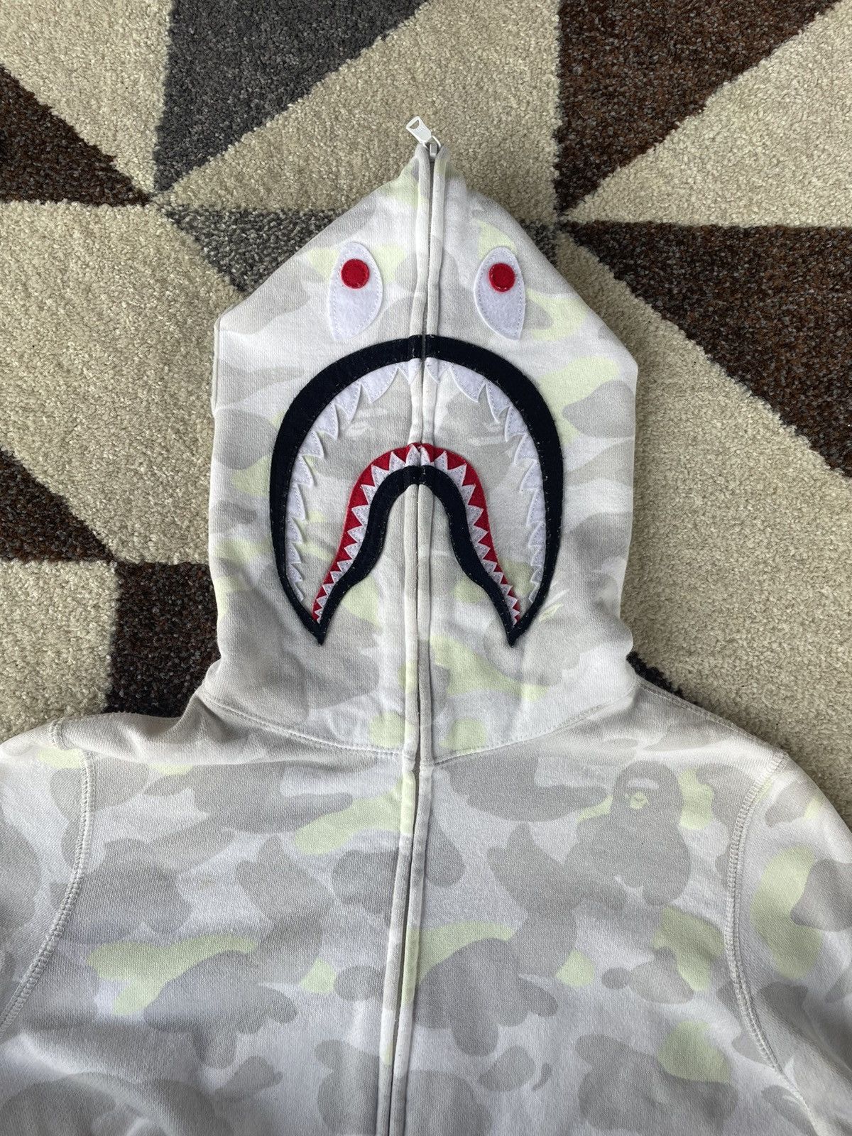 Bape Bape GITD City Camo Shark Fullzip Hoodie Size XS / US 0-2 / IT 36-38 - 7 Thumbnail