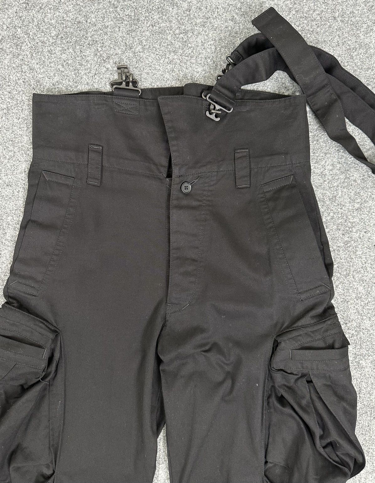 Y's × Yohji Yamamoto Yohji Yamamoto - Y’s S/S01 “Bomb” Parachute Cargo Jumpsuit Size US 33 - 2 Thumbnail