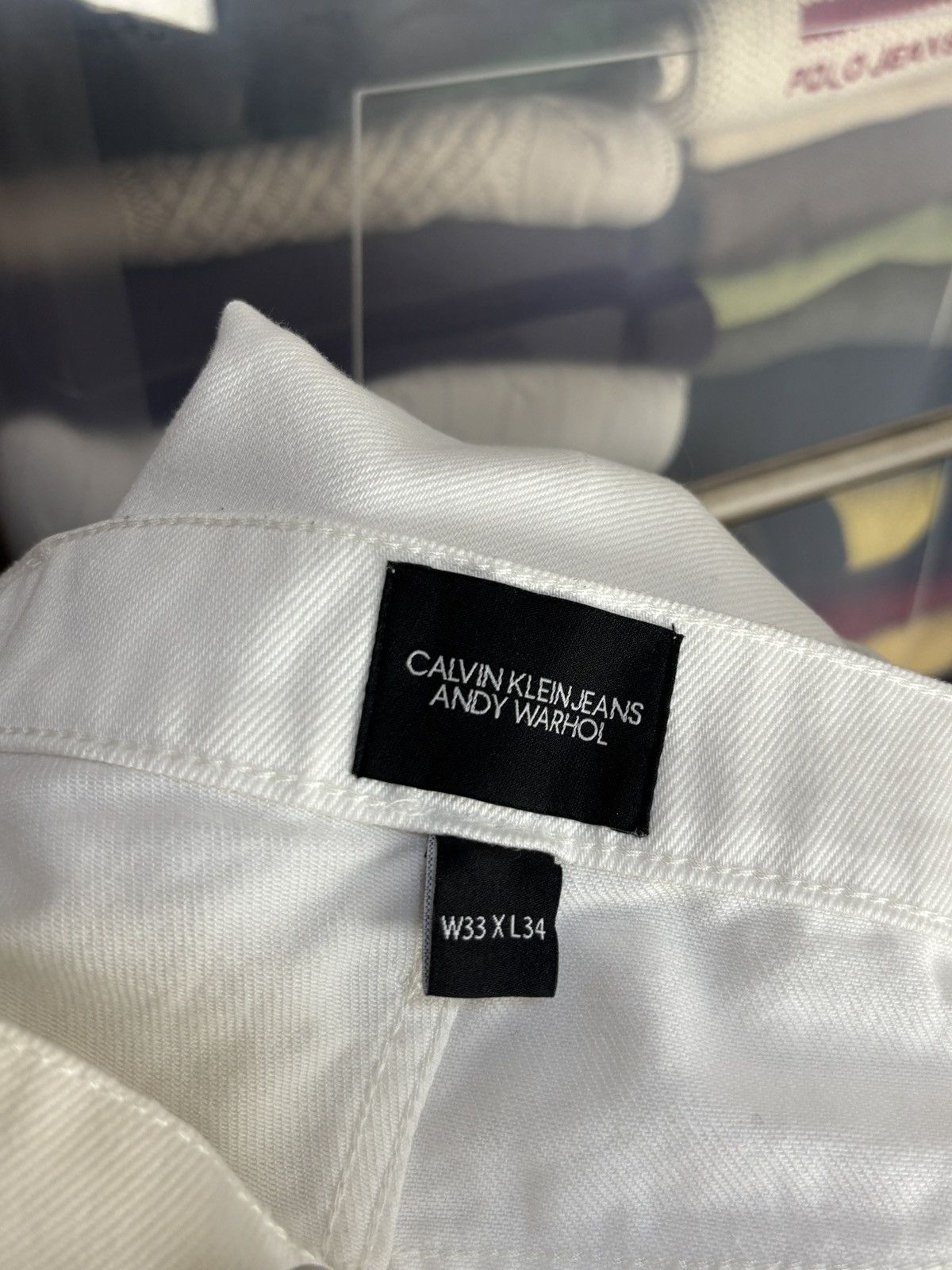 Calvin Klein 205W39NYC Calvin Klein x Andy Warhol Portrait Vintage Jeans Pants Rare Size US 33 - 11 Thumbnail