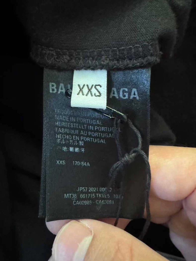 Balenciaga Balenciaga Black waterfall fringe short sleeve Size US XXS / EU 40 - 4 Thumbnail