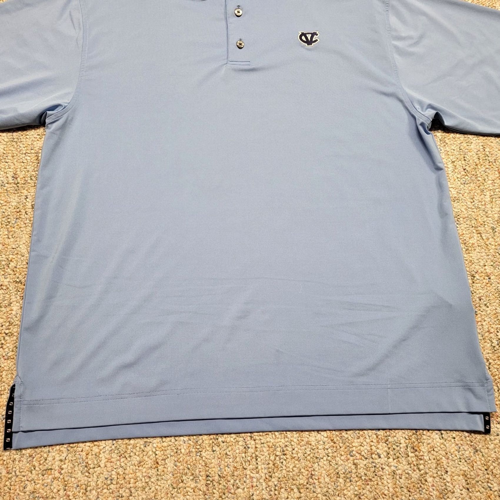 Footjoy FootJoy Polo Shirt Men Large Blue Pullover Golf Prodry Lisle Performance Stretch Shirt Size US L / EU 52-54 / 3 - 4 Thumbnail