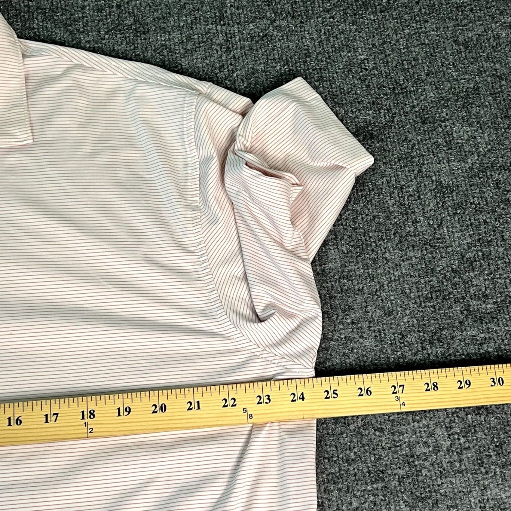 Peter Millar Peter Millar Polo Shirt Mens XL Pink Red Stripe Summer Comfort Golf Stretch Shirt Size US XL / EU 56 / 4 - 7 Thumbnail