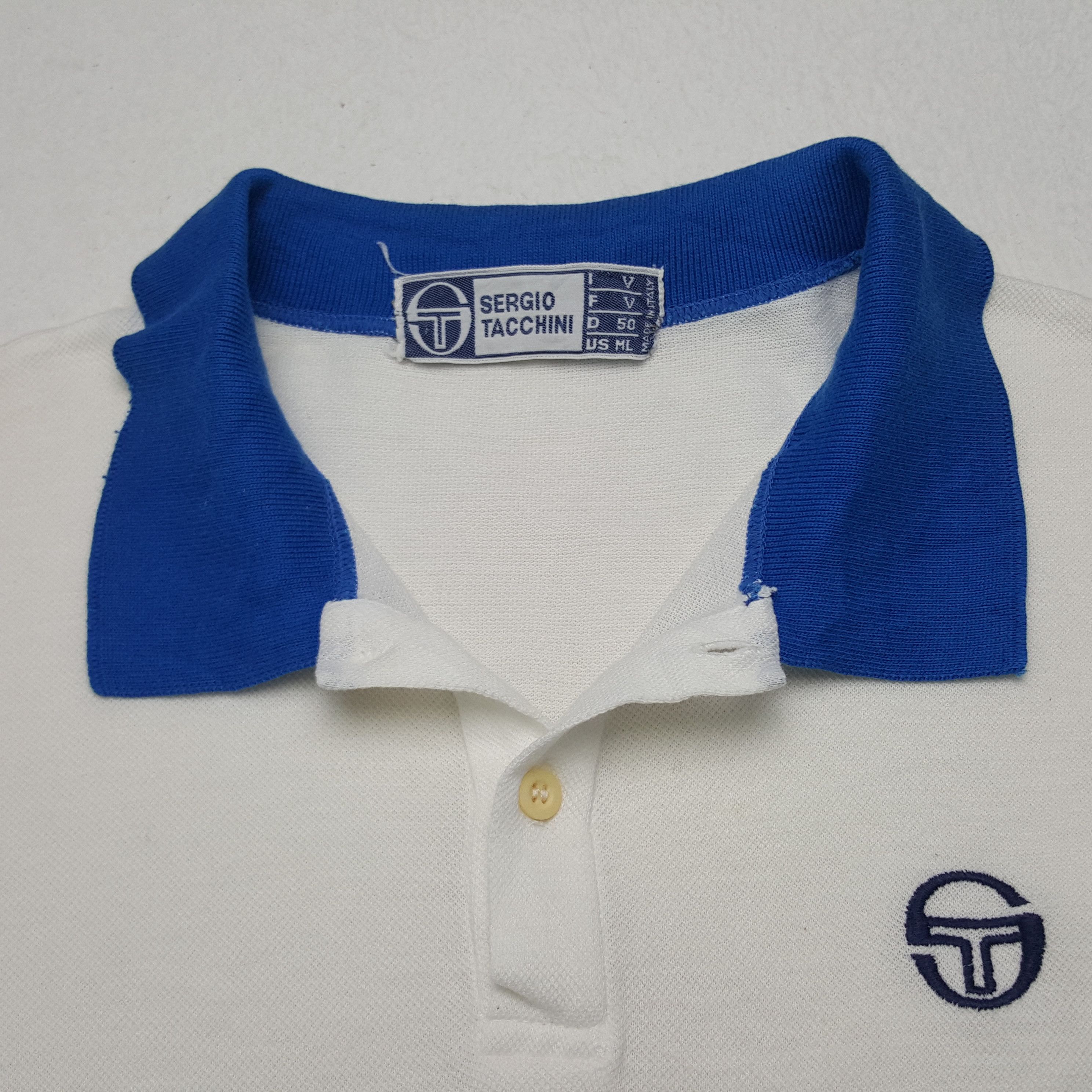 Sergio Tacchini × Vintage Vintage Sergio Tacchini Italian Sports Style Polos Size US M / EU 48-50 / 2 - 4 Thumbnail