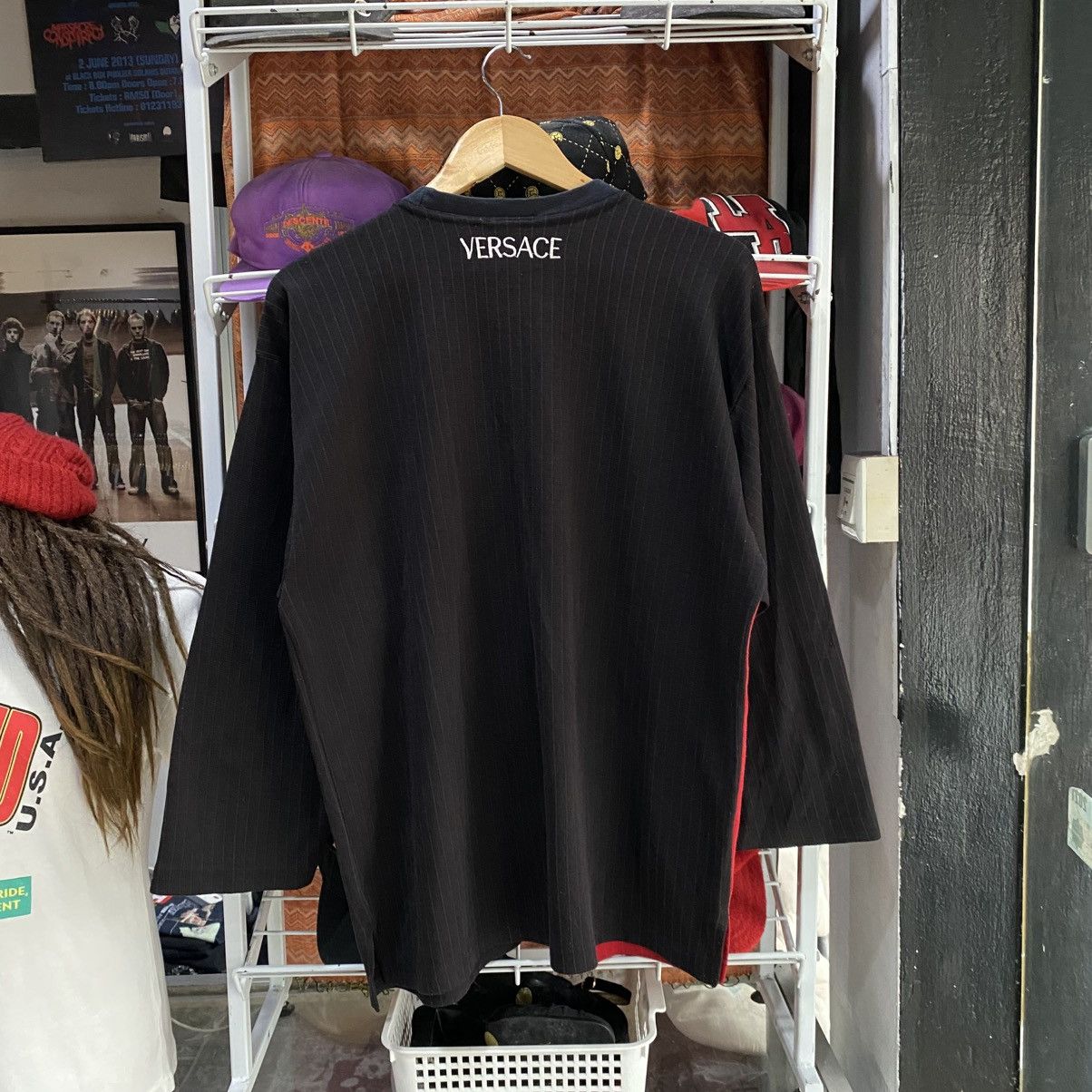 Versace Jeans Couture VINTAGE‼️Versace Jeans Couture Cotton Knit Longsleeve Shirts Size US L / EU 52-54 / 3 - 2 Thumbnail