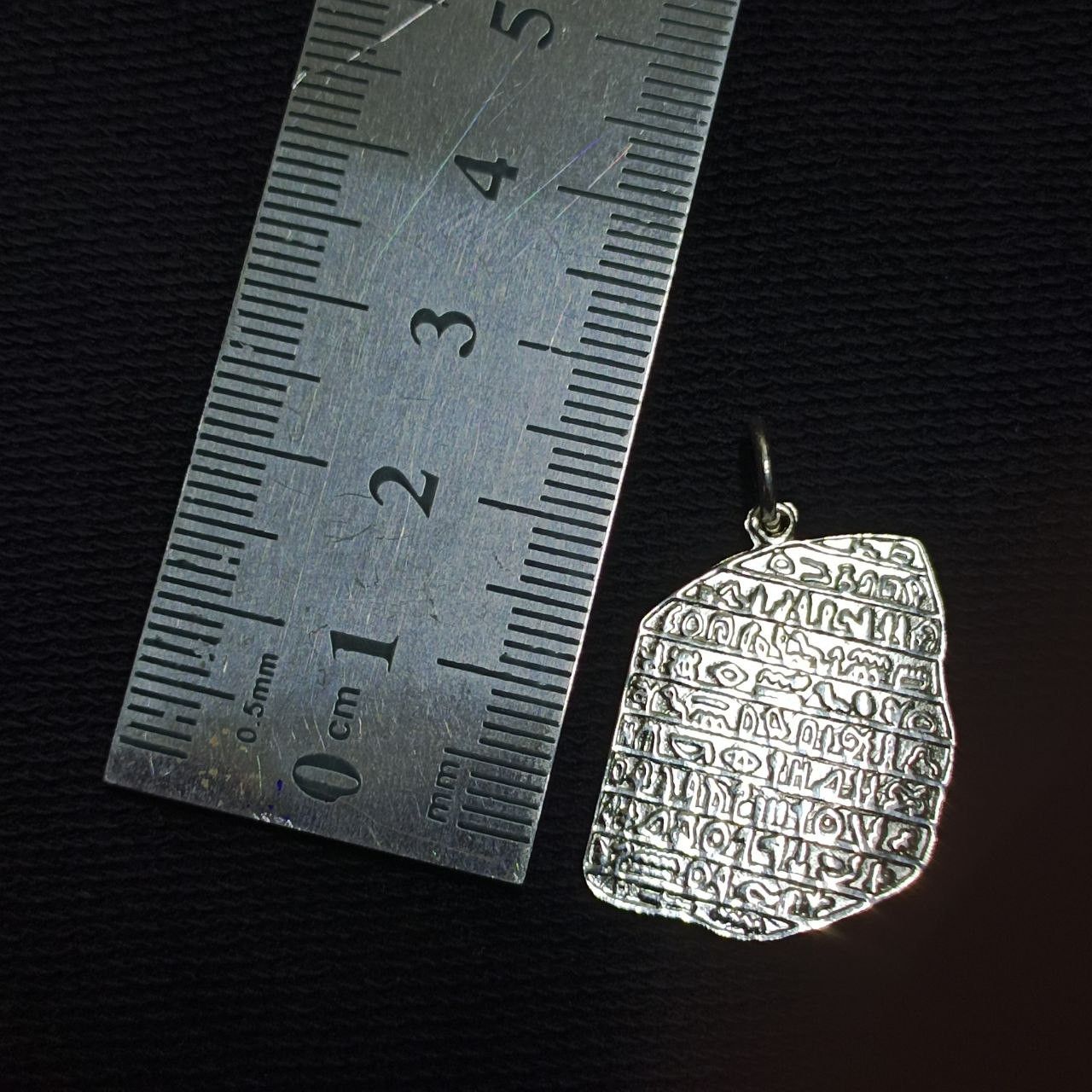 Other Elegant Silver-Plated Egyptian Pendant – Inspired by Ancient Size ONE SIZE - 7 Thumbnail