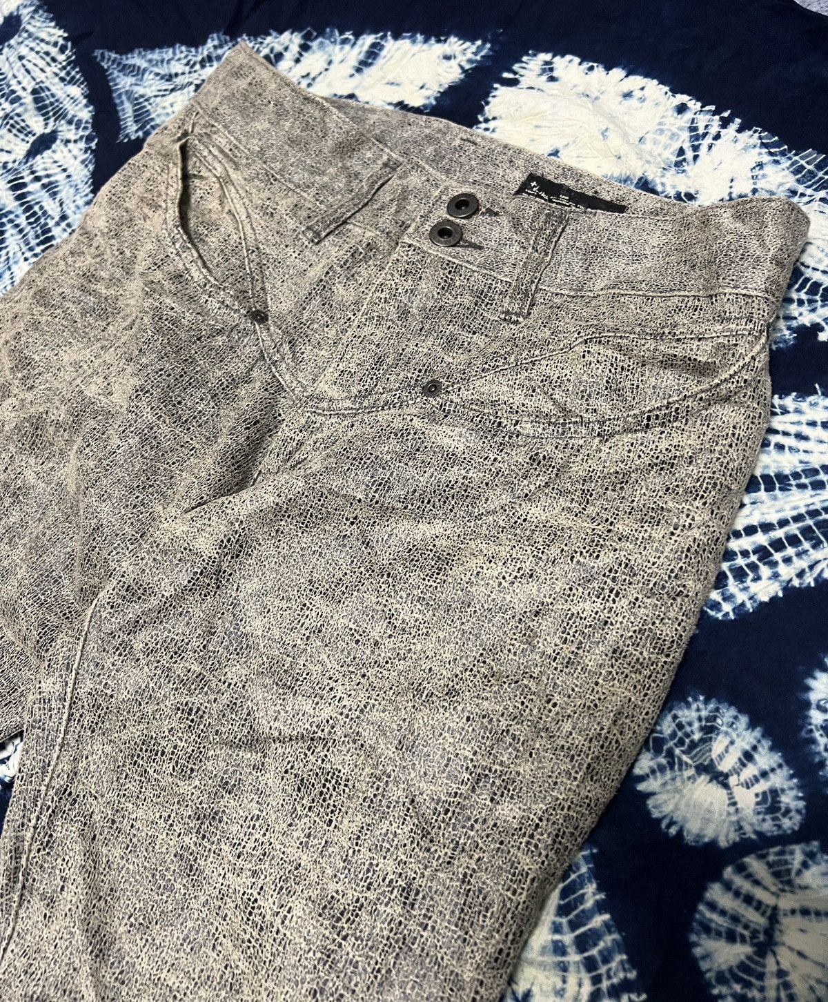 If Six Was Nine Vintage L7 flare Leather Pant Rare Design Size US 31 - 3 Thumbnail