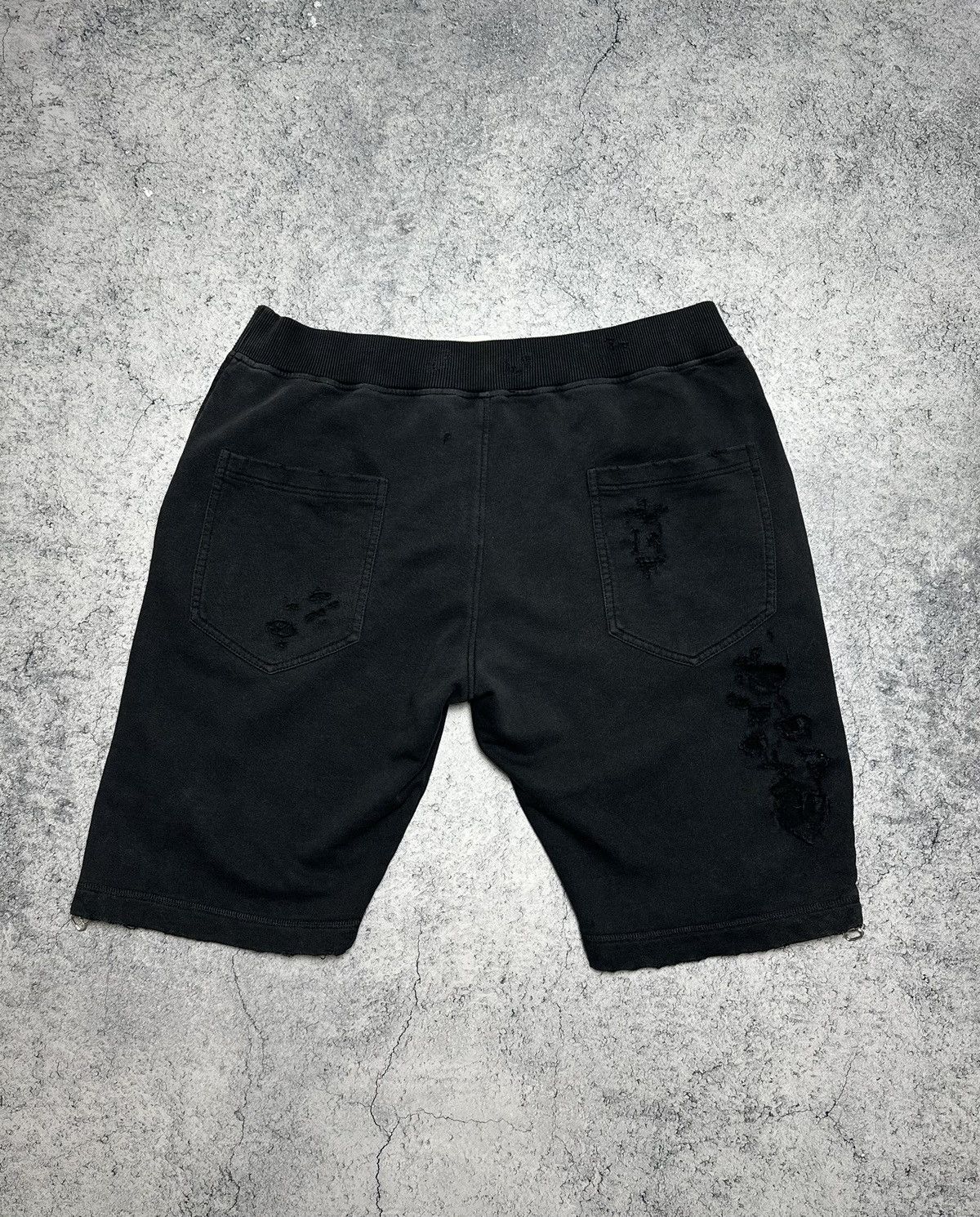 Pierre Balmain Pierre Balmain Distressed Zip Shorts Size US 34 / EU 50 - 8 Thumbnail