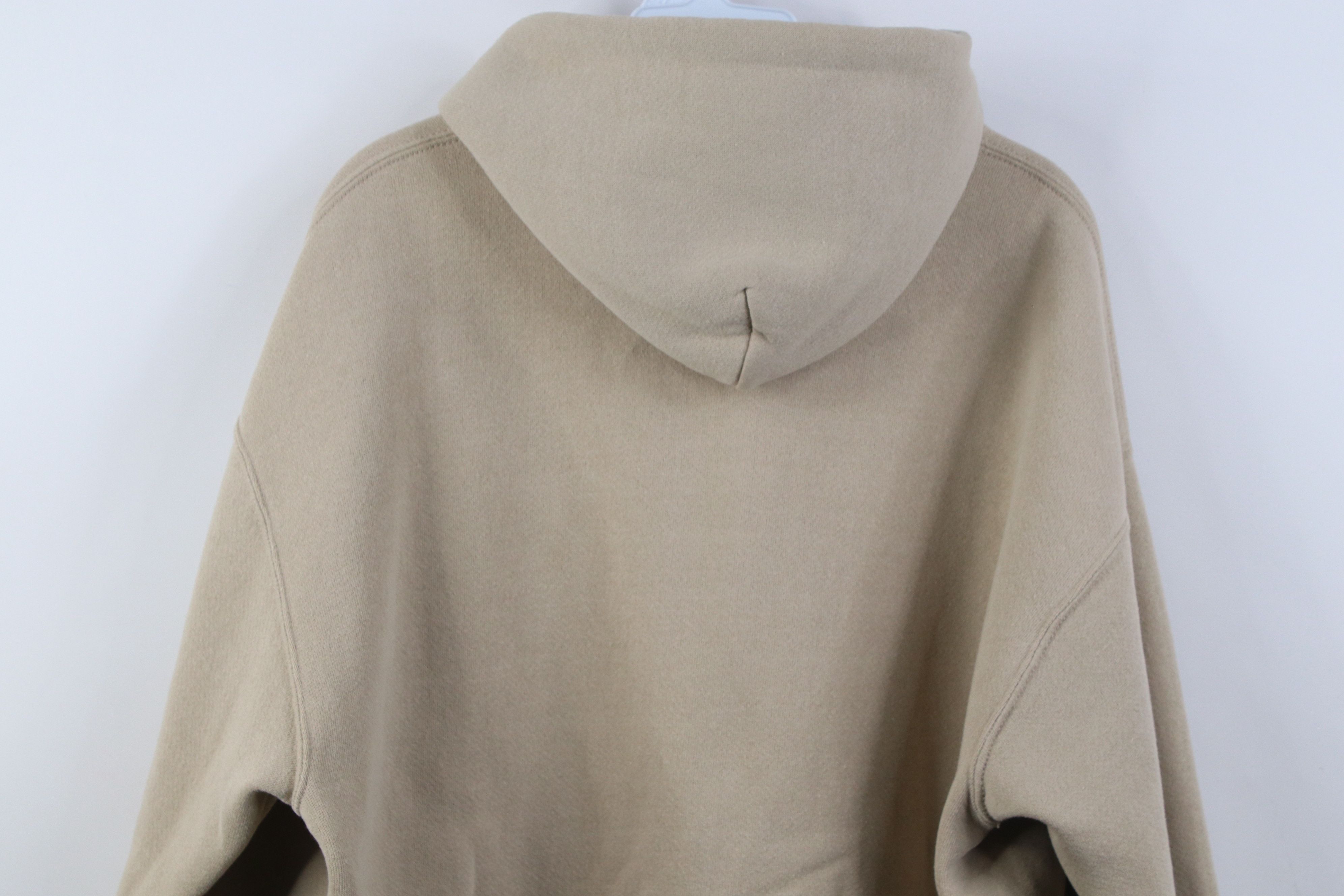 Vintage Vintage 90s USA Olympics Hoodie Sweatshirt Oatmeal Brown Size US L / EU 52-54 / 3 - 13 Thumbnail