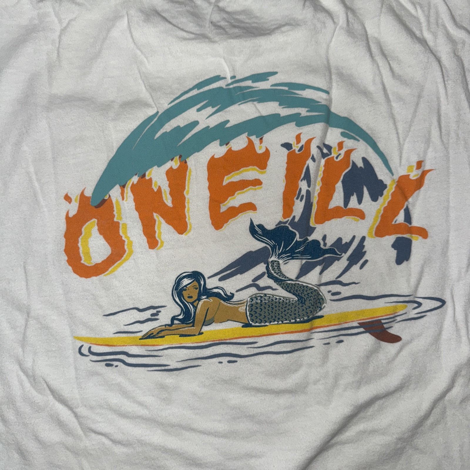 O'Neill O’Neill Standard Fit T-Shirt XXL White 26x27 Mermaid Size US XXL / EU 58 / 5 - 2 Thumbnail