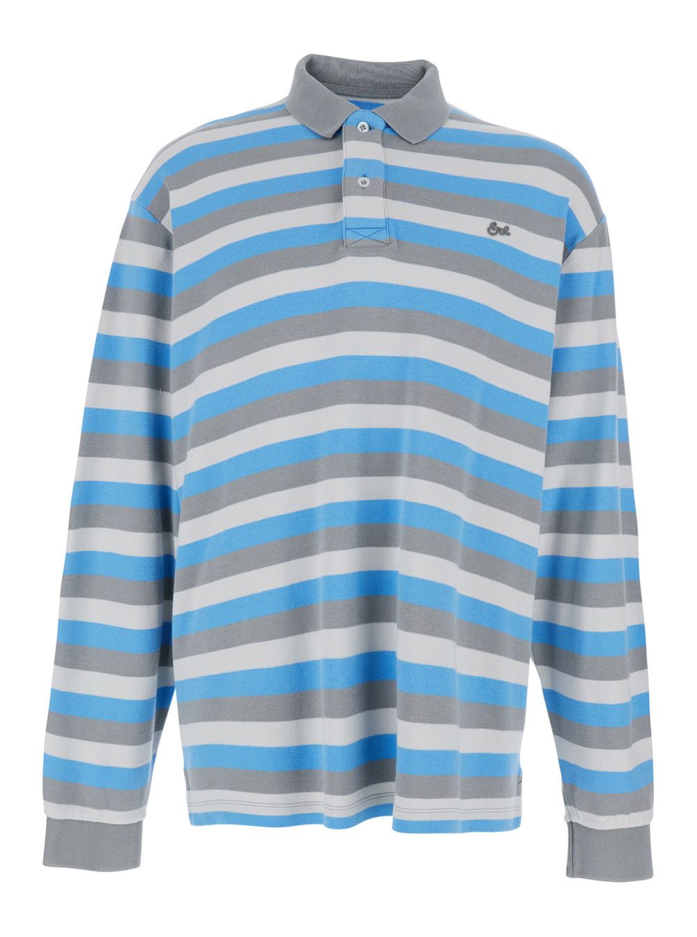 ERL Long Sleeve Polo with Multicolor Striped Pattern for Men Size US L / EU 52-54 / 3 - 1 Thumbnail