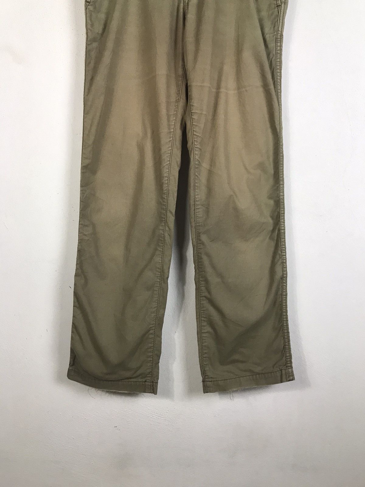 Comme des Garcons Homme AD2005 Comme des Garçons Homme Olive Patina Workwear Trouser Size US 33 - 7 Thumbnail