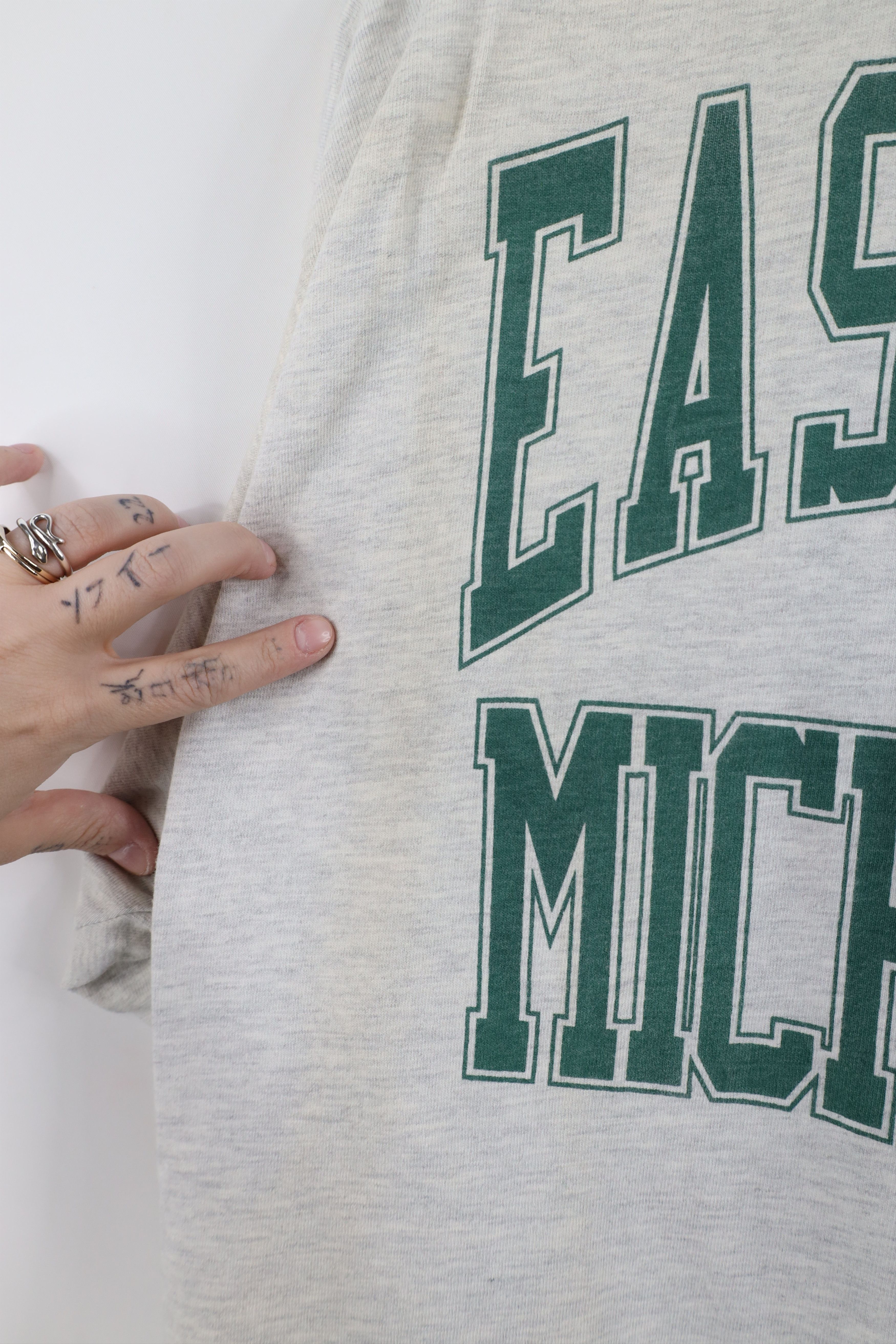 Vintage Vintage 90s Eastern Michigan University Baseball Jersey USA Size US XL / EU 56 / 4 - 13 Thumbnail