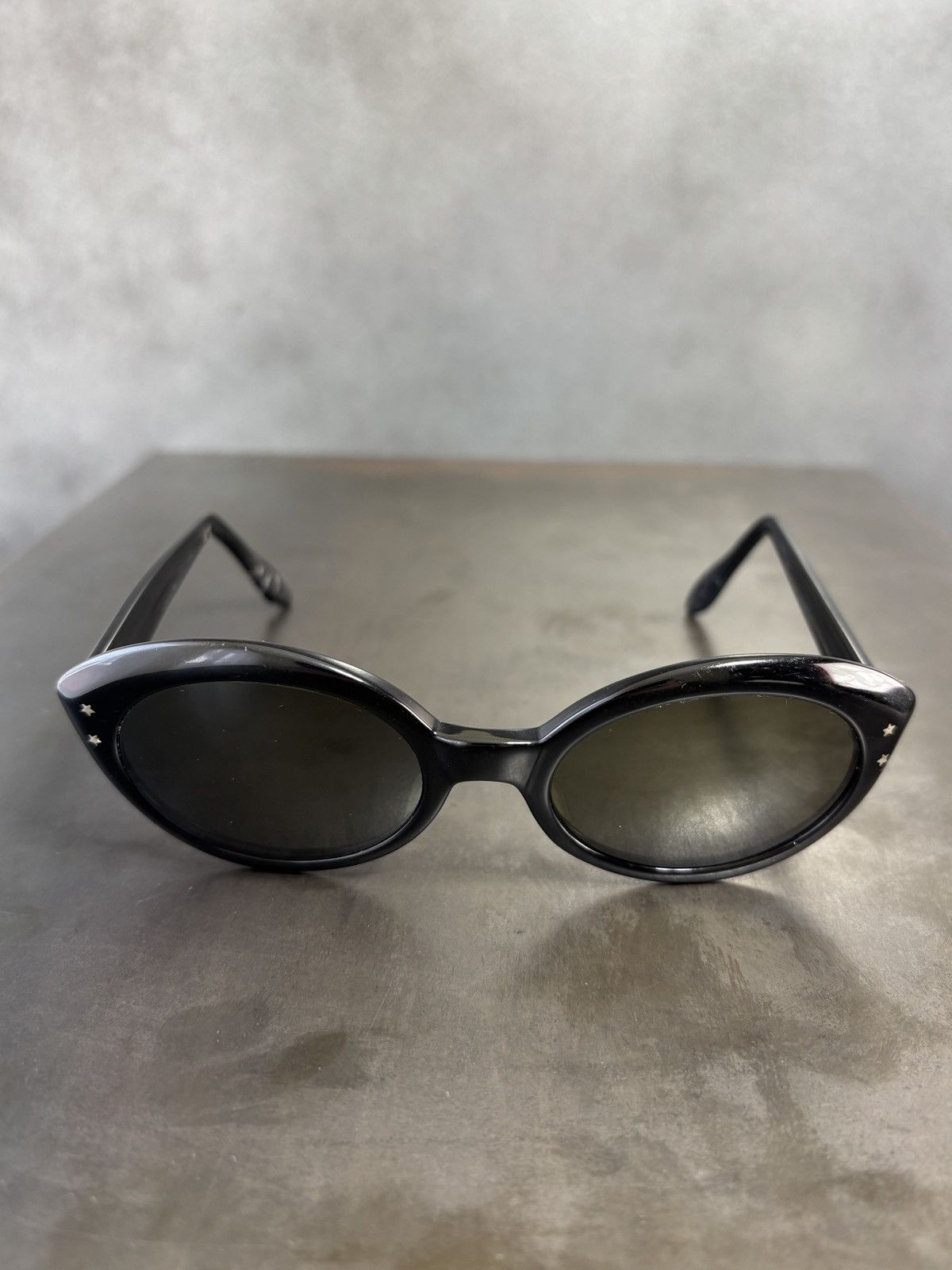 Vintage 1960s Sunglasses Frames True Vintage Cat Eye Oval France USA Size ONE SIZE - 8 Thumbnail