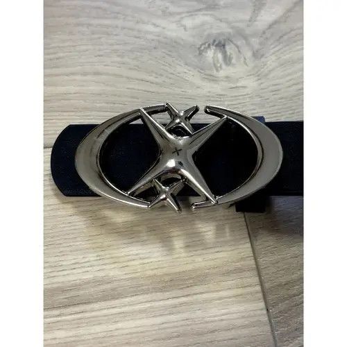 Japanese Brand Black Triple Star Belt Size 30 - 5 Thumbnail