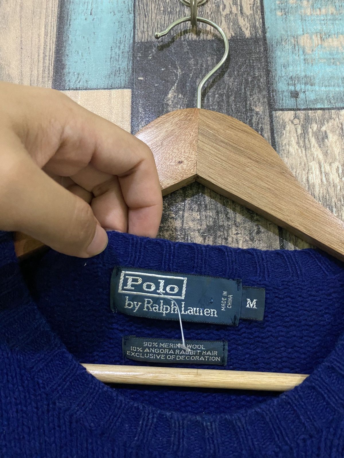 Polo Ralph Lauren Vintage Polo Ralph Lauren Double Padded Wool Knitwear Size US M / EU 48-50 / 2 - 4 Thumbnail