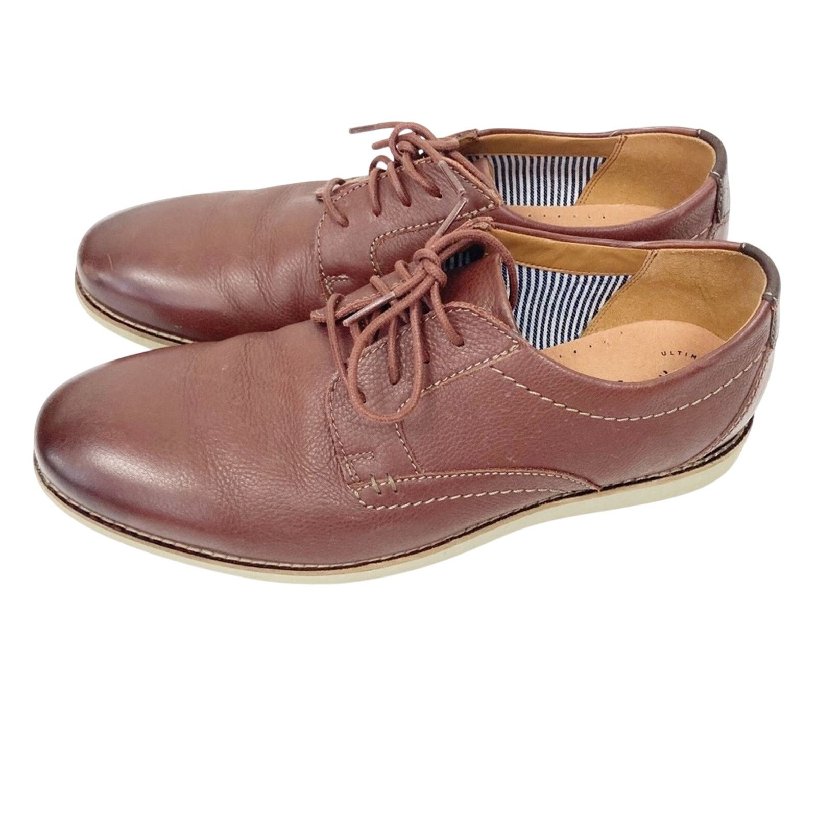 Clarks Collection by Clarks Brown Lace Up Loafers Sz 9 Size US 9 / EU 42 - 2 Thumbnail