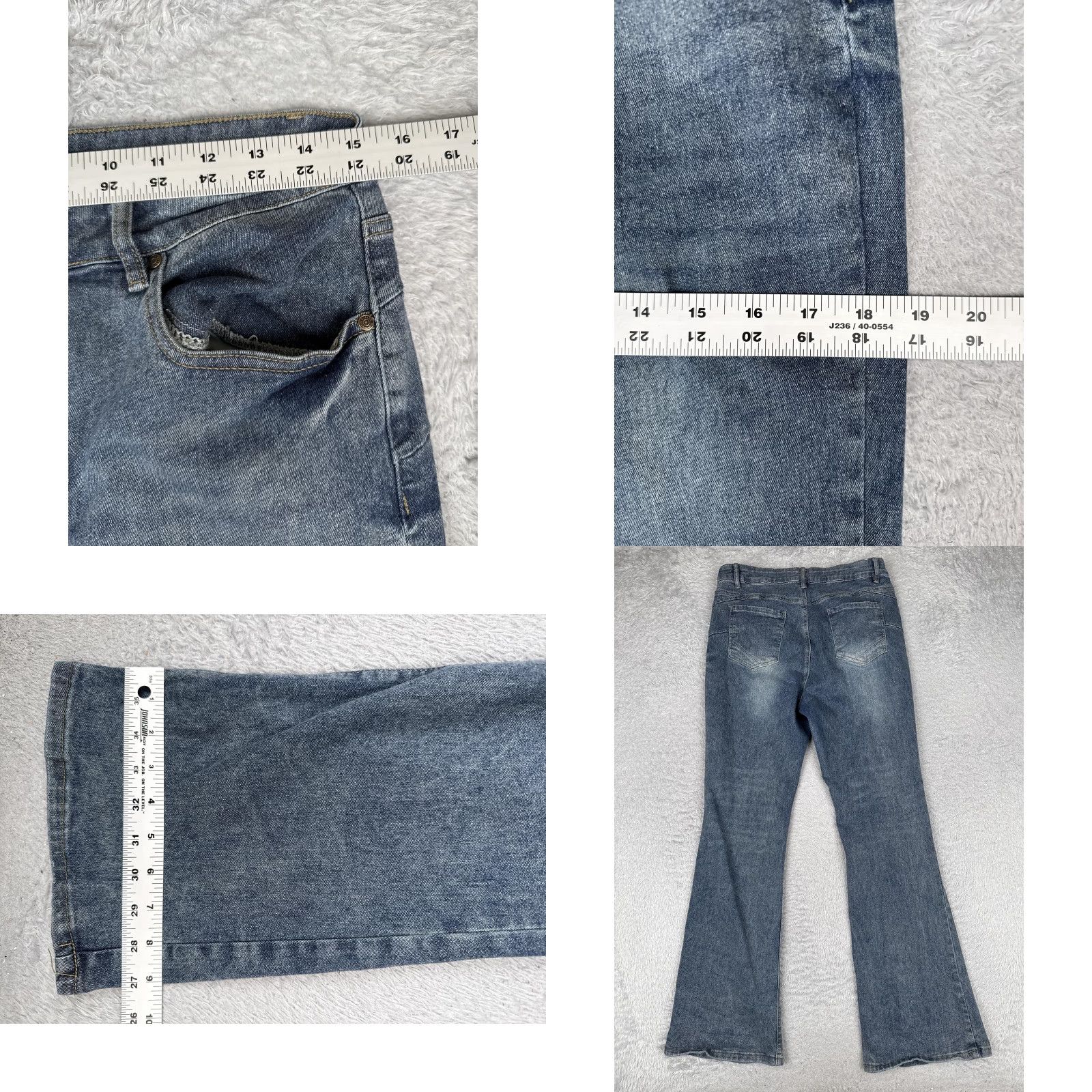 Vintage VINTAGE not used since No; Rise Supply Co Jeans Womens 13 Blue High Rise Bootcut Stretch Denim 30x31 Size 34" / US 12 / IT 48 - 9 Thumbnail