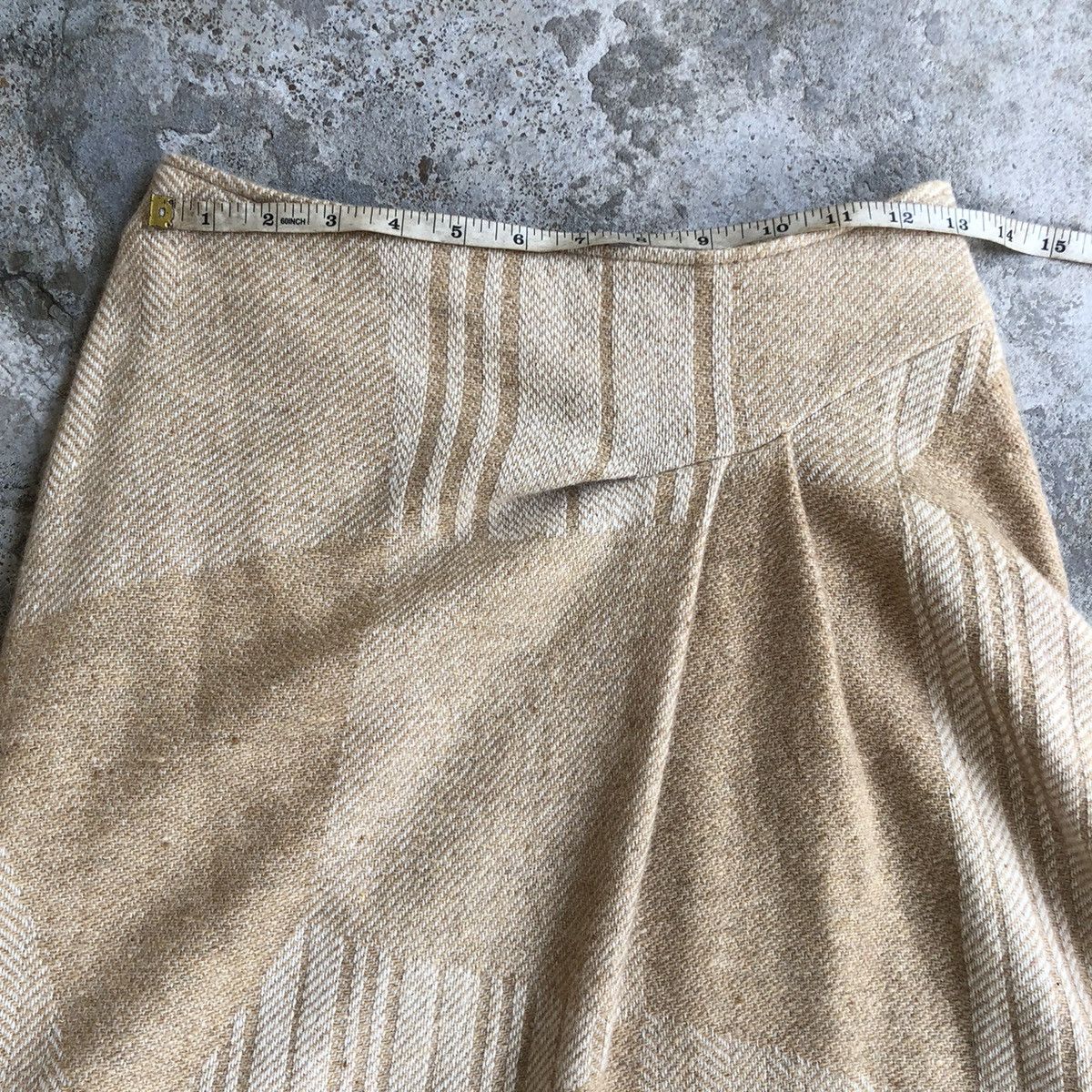 Burberry Burberry London Asymmetric Midi Skit - Wool Blend Size 26" / US 2 / IT 38 - 7 Thumbnail