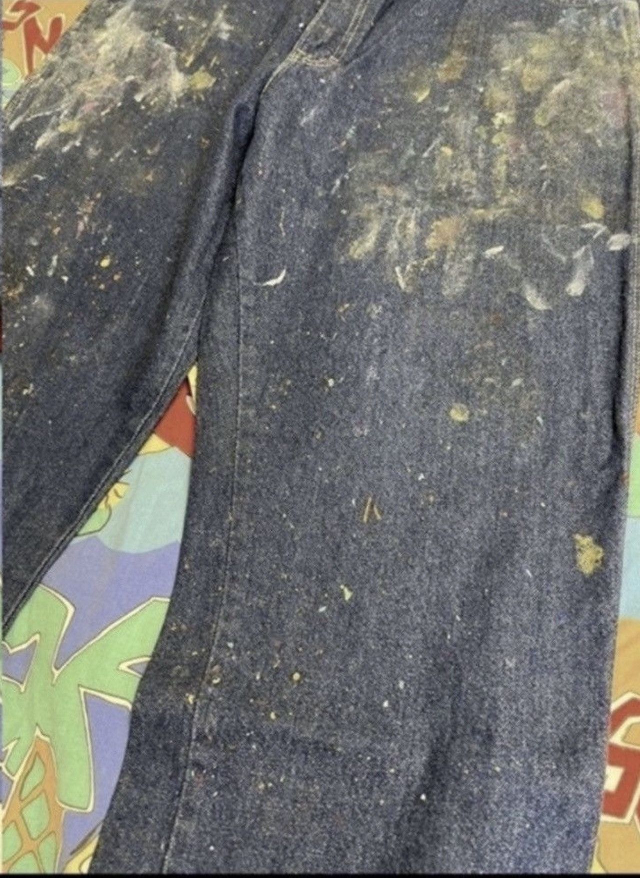 Dickies ***FINAL DROP***RARE DICKIES PAINT SPLATTER WIDE DENIM 38 Size US 38 / EU 54 - 7 Thumbnail