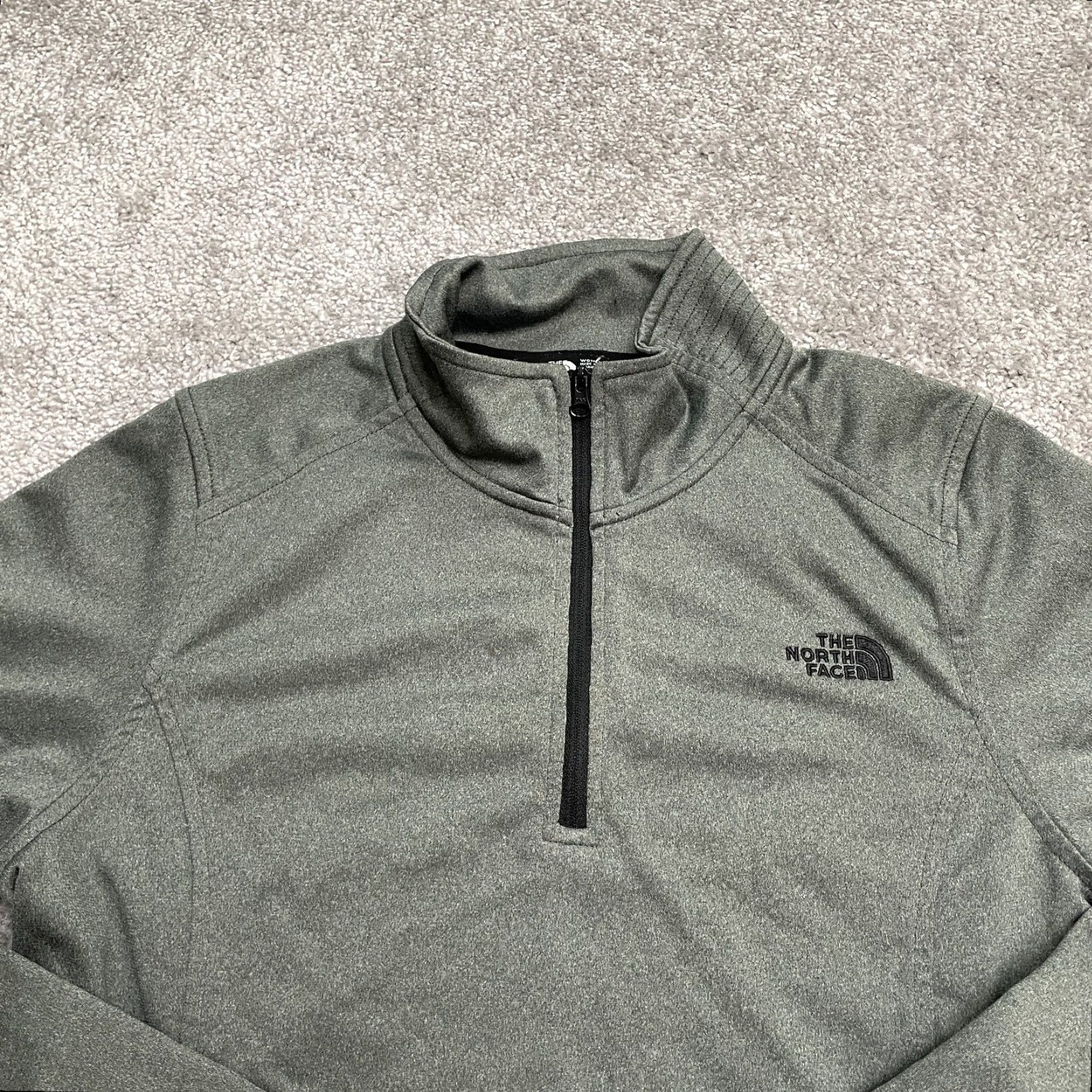 The North Face The North Face Tech Glacier Active Jacket Womens M Gray 1/4 Zip Pullover Size M / US 6-8 / IT 42-44 - 3 Thumbnail