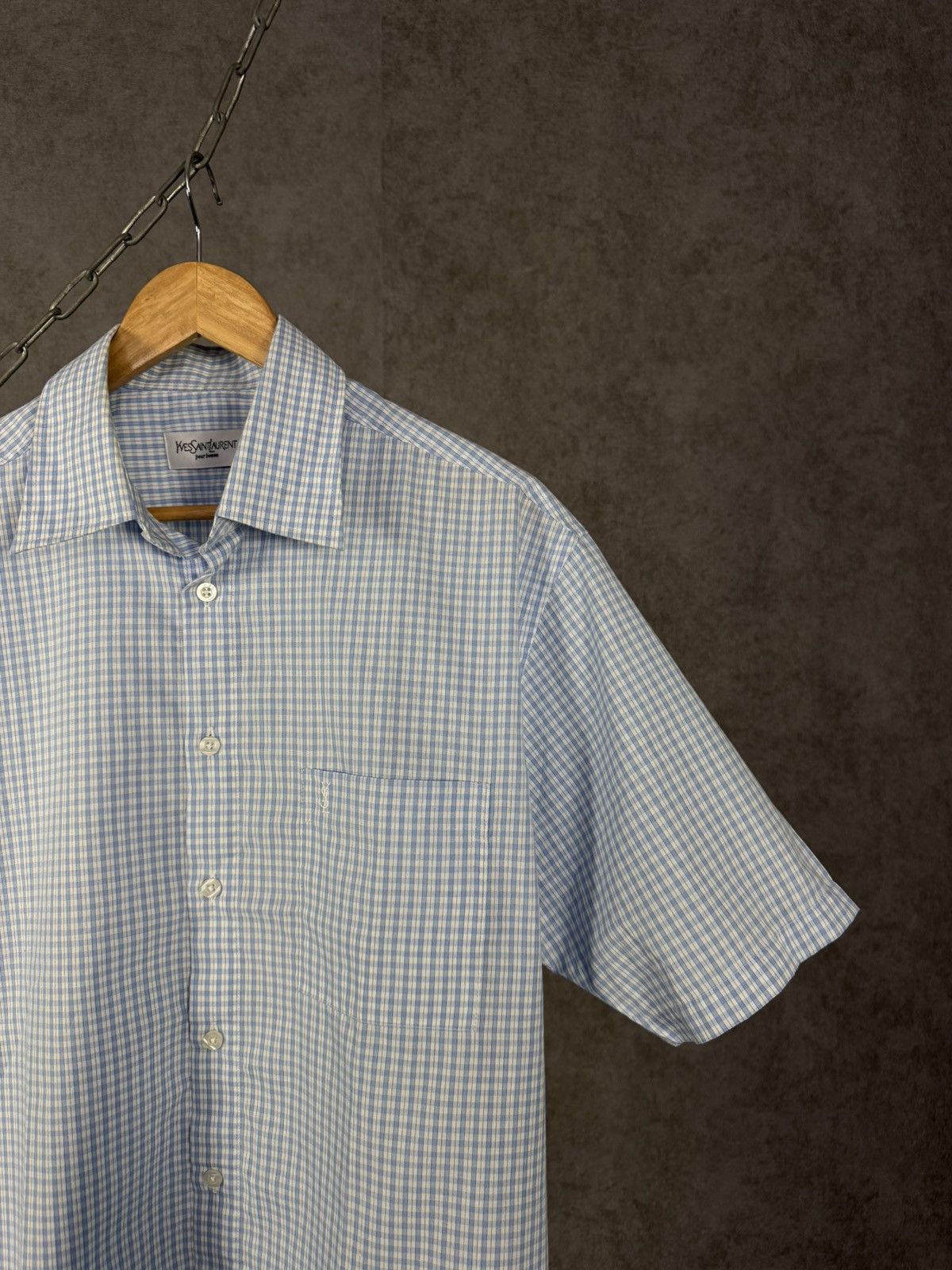 Yves Saint Laurent YSL Yves Saint Laurent vintage luxury designer shirt Size US L / EU 52-54 / 3 - 2 Thumbnail
