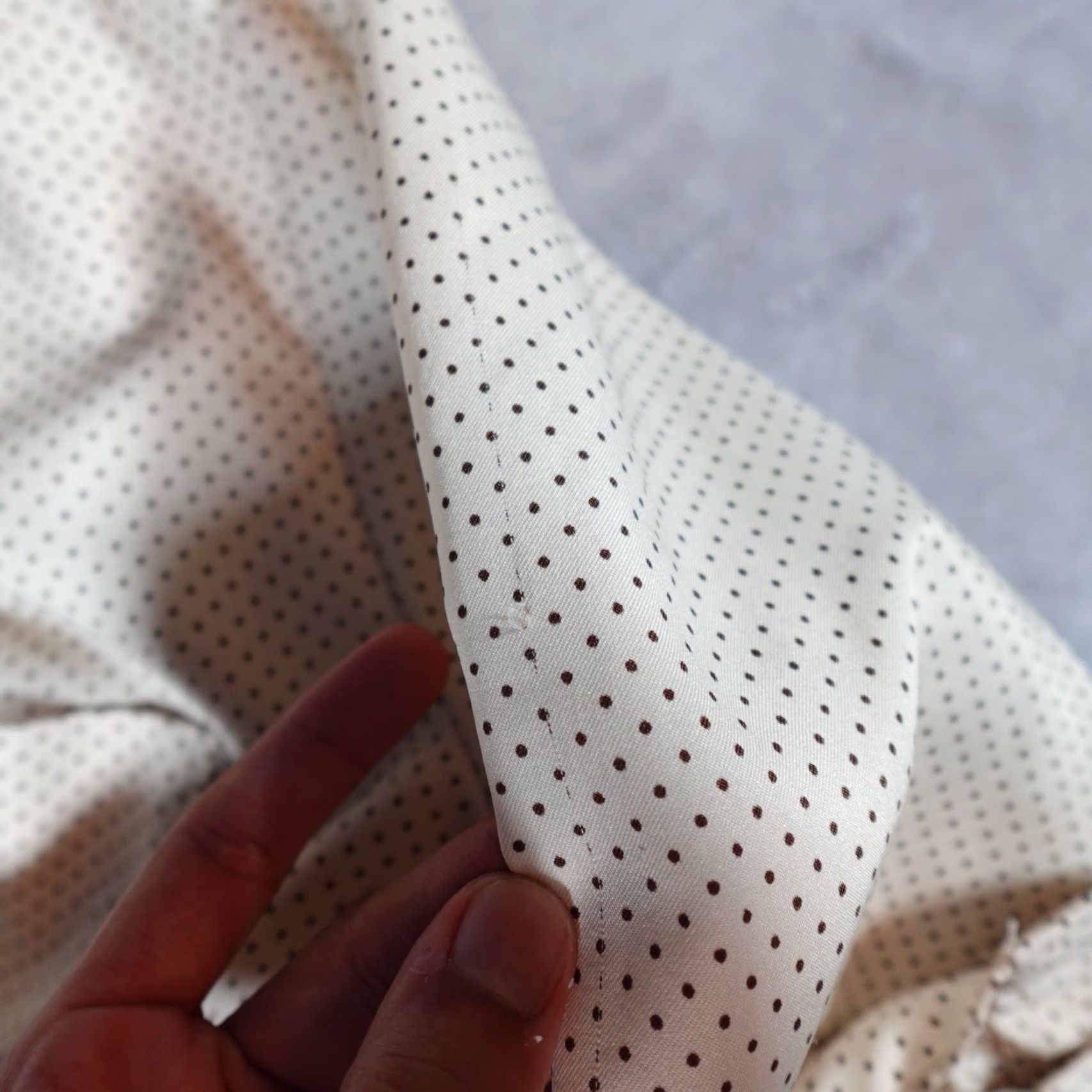 Vintage VINTAGE Barons Polka Dot Button Pocket Shirt Mens XL Lightweight Beige 70s Size US XL / EU 56 / 4 - 3 Thumbnail